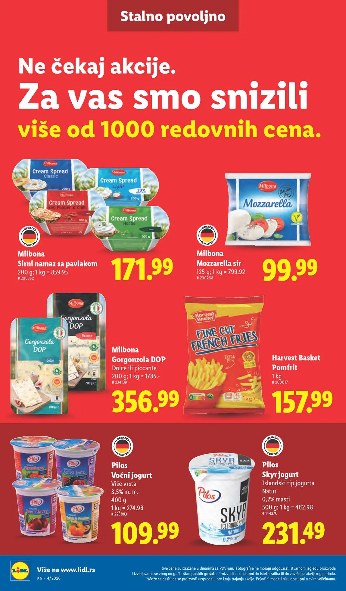 Lidl katalog sniženja Lidl akcija sniženja