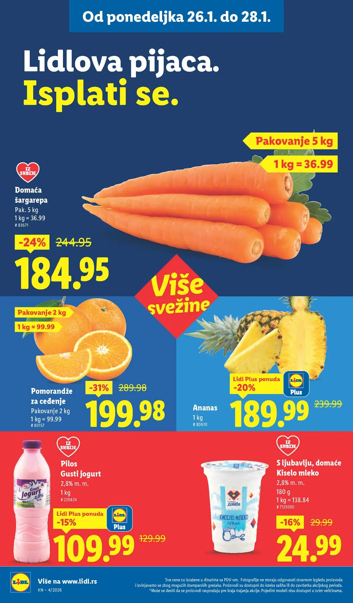 Lidl katalog sniženja Lidl akcija sniženja