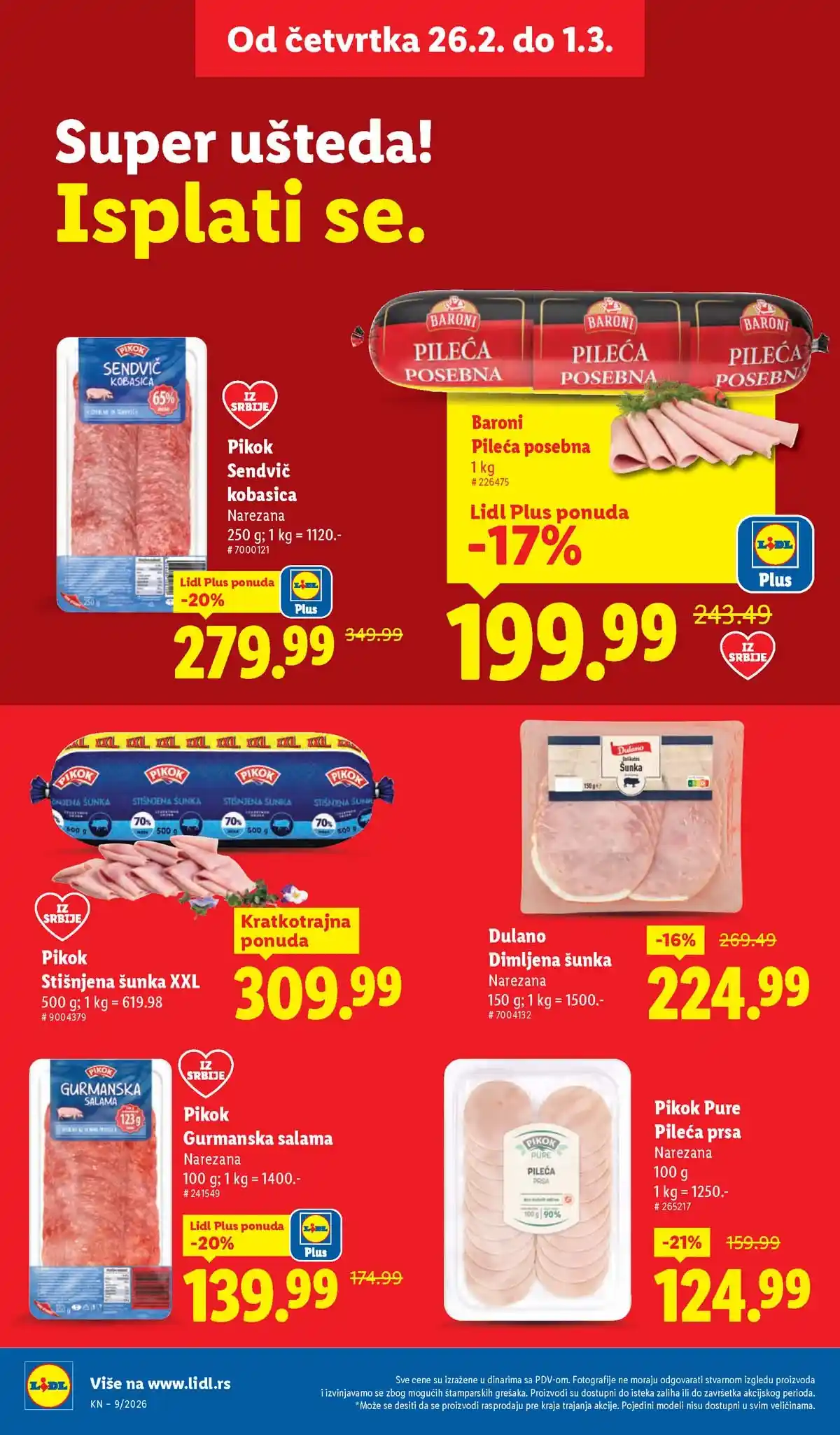 Katalozi Lidl kataloška ponuda