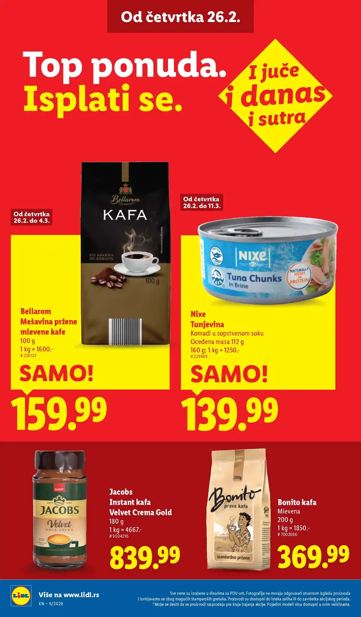 Katalozi Lidl kataloška ponuda