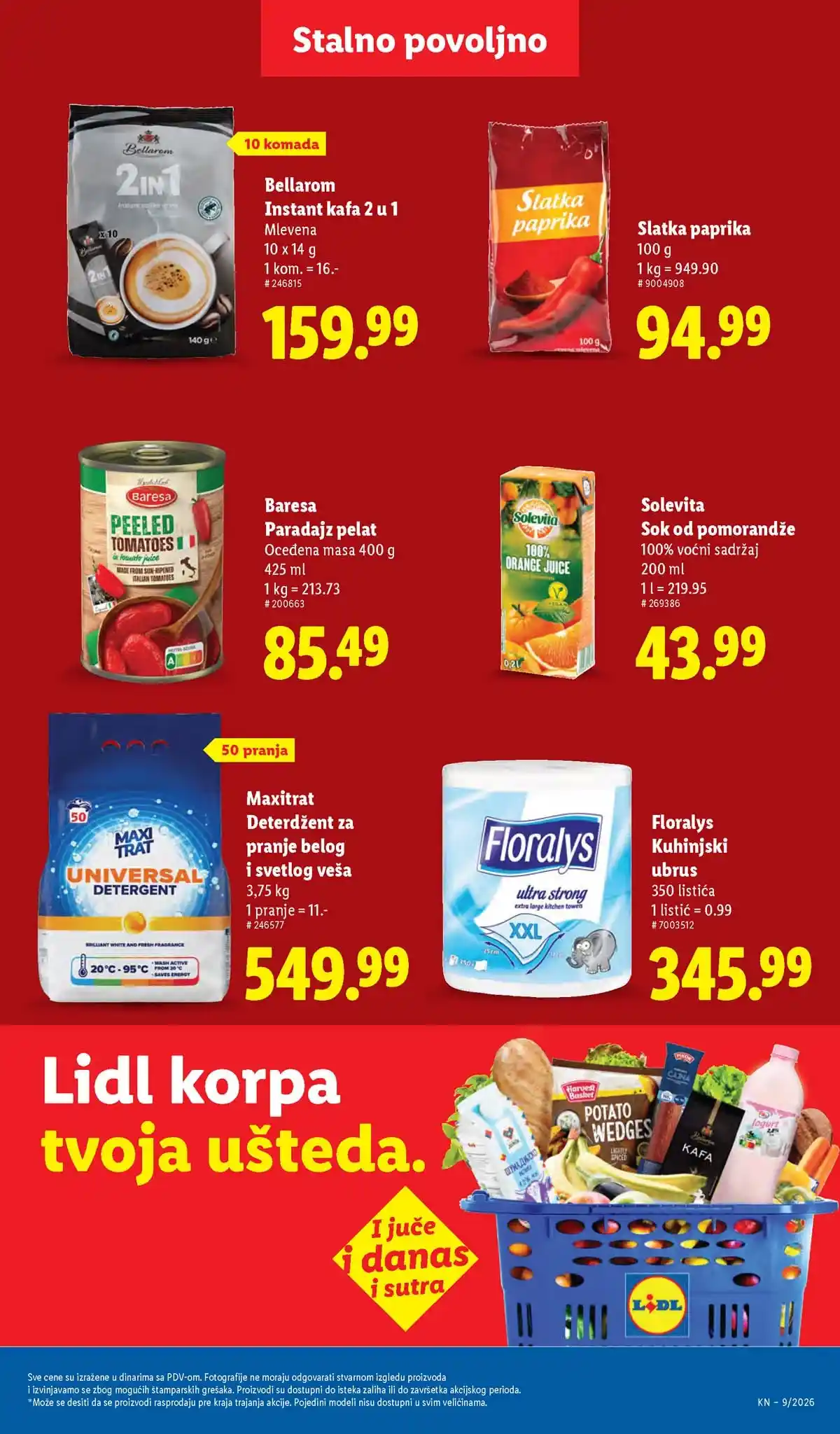 Katalozi Lidl kataloška ponuda