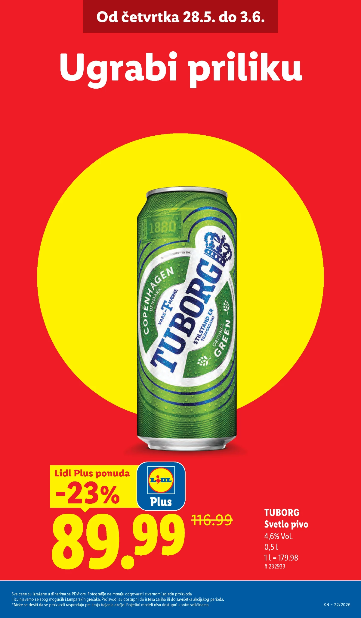 Lidl katalog strana 9 – akcijska ponuda od 28.05. do 03.06.2026 Lidl katalog strana 9 – Lidl akcije i sniženja za kraj maja 2026