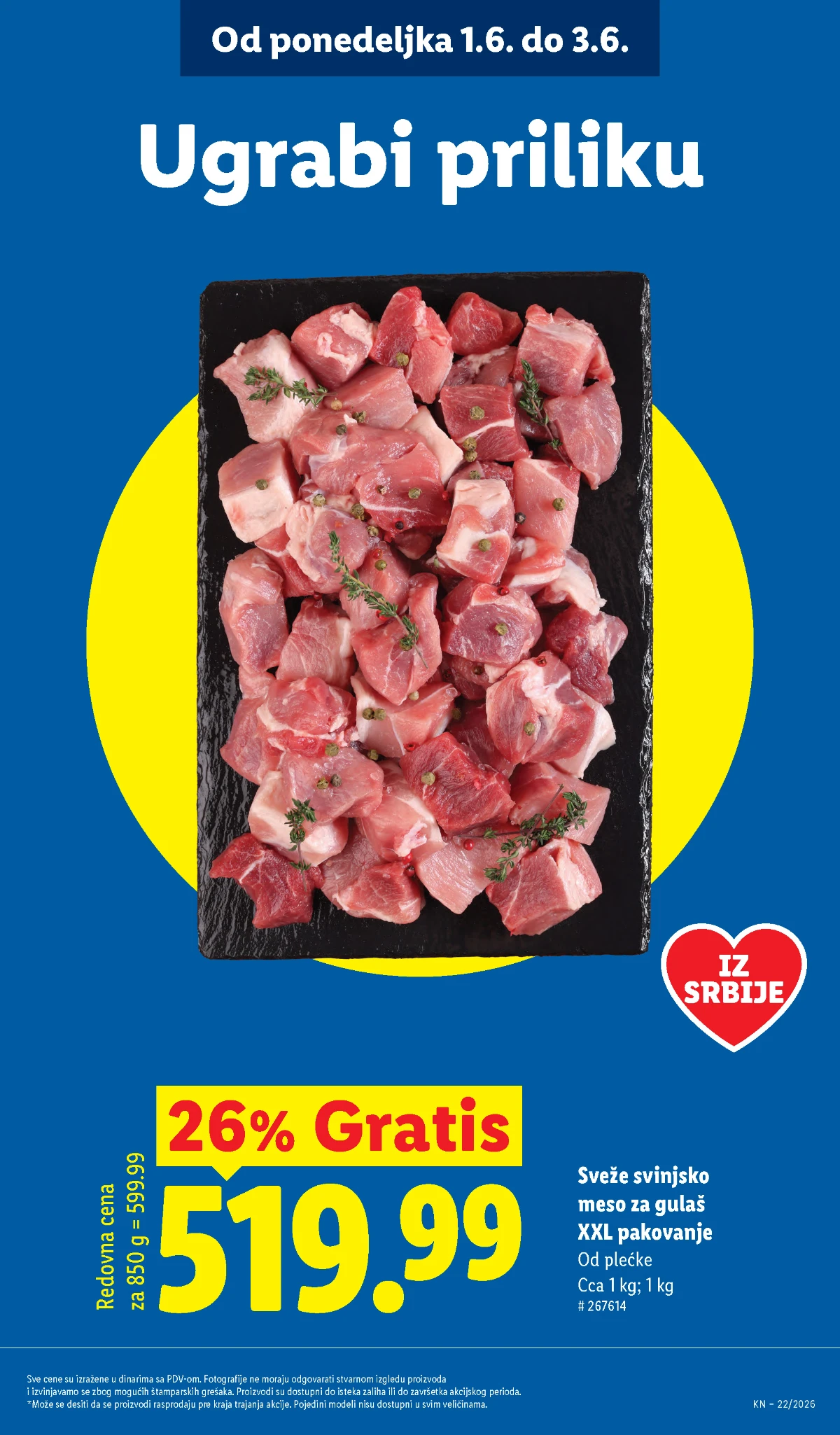 Lidl katalog strana 11 – akcijska ponuda od 28.05. do 03.06.2026 Lidl katalog strana 11 – nova Lidl sniženja i ponude