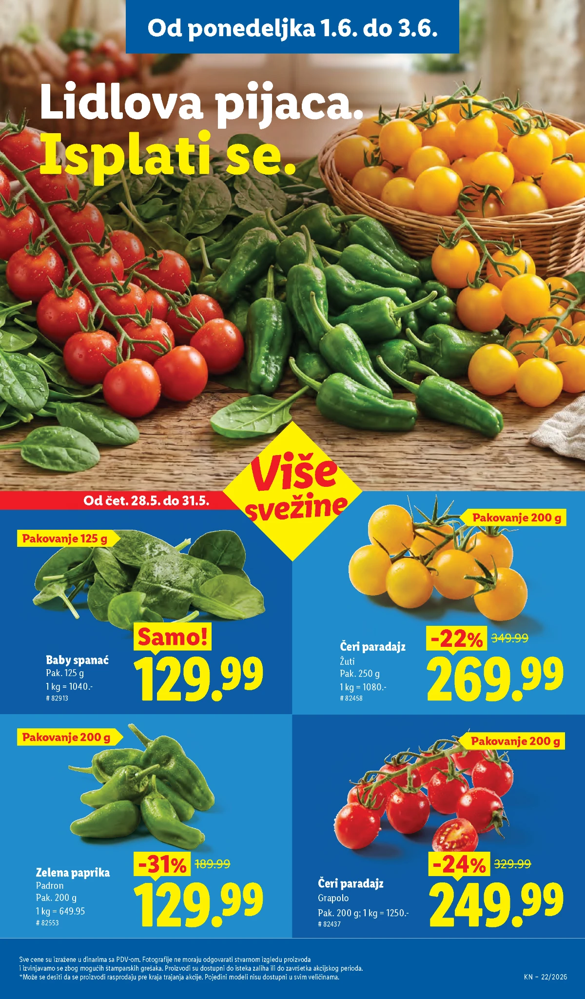 Lidl katalog strana 15 – akcijska ponuda od 28.05. do 03.06.2026 Lidl katalog strana 15 – Lidl sniženja i akcije jun 2026