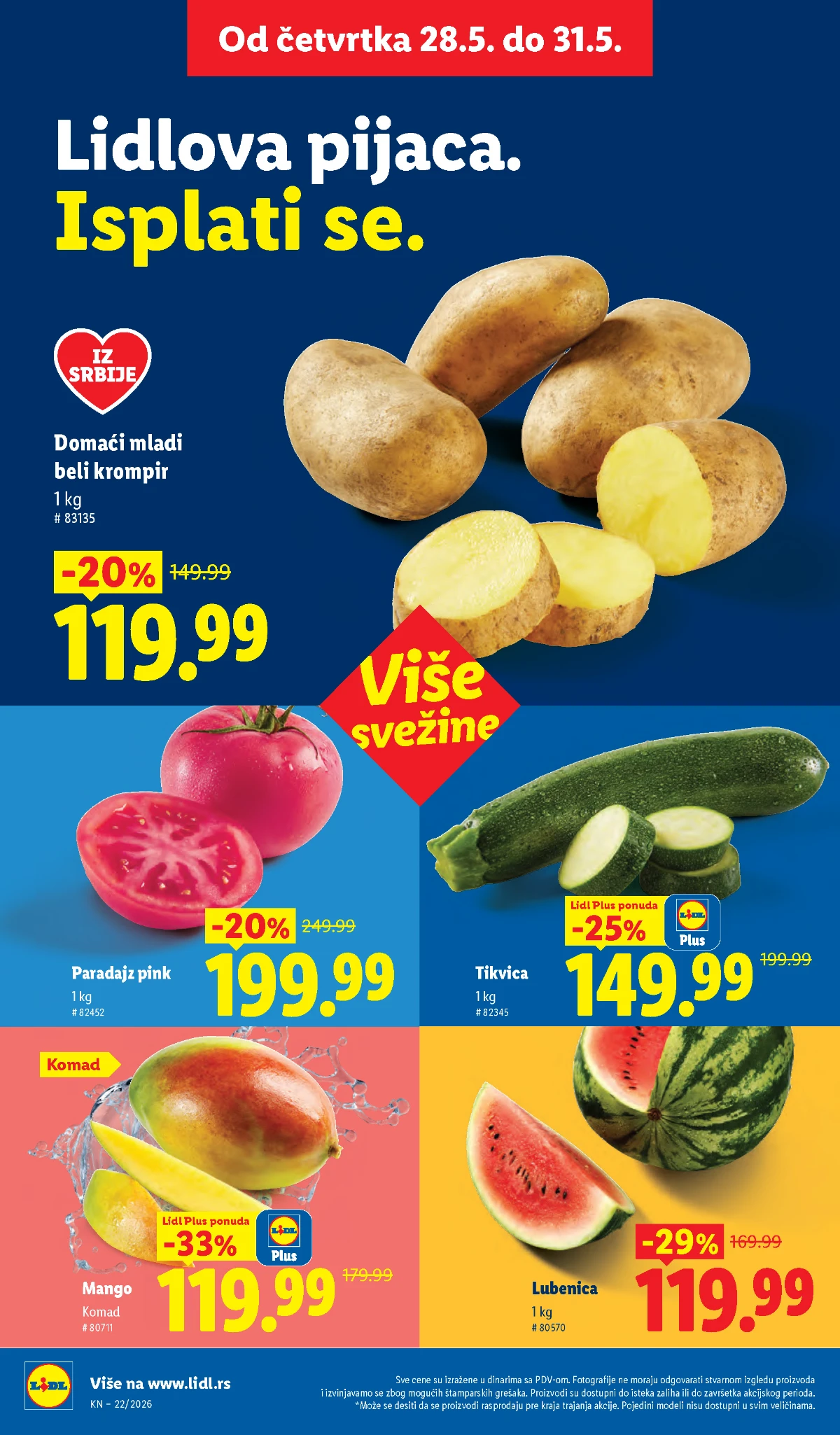 Lidl katalog strana 16 – akcijska ponuda od 28.05. do 03.06.2026 Lidl katalog strana 16 – Lidl katalog i nova sniženja