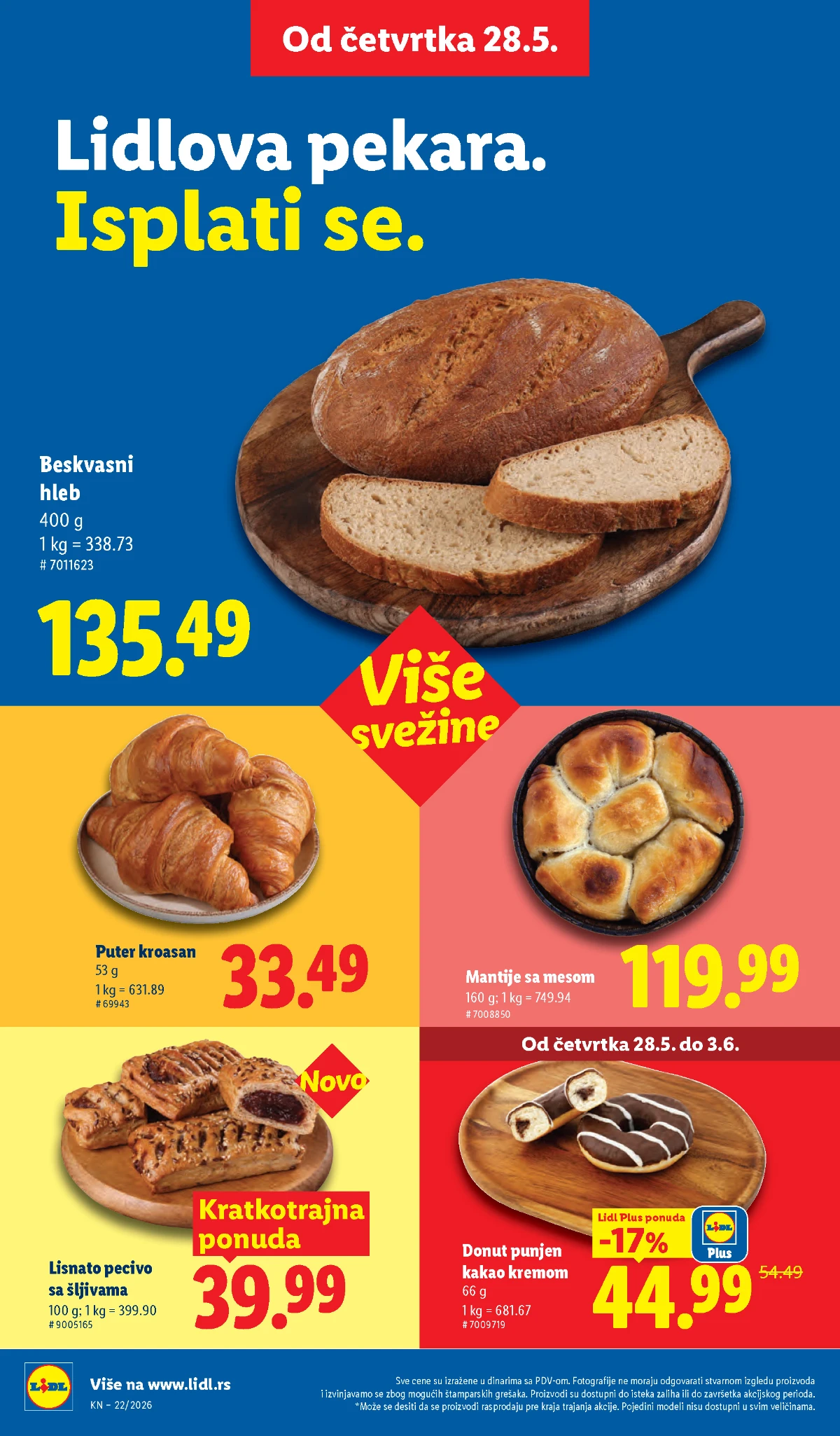 Lidl katalog strana 18 – akcijska ponuda od 28.05. do 03.06.2026 Lidl katalog strana 18 – Lidl proizvodi po akcijskim cenama