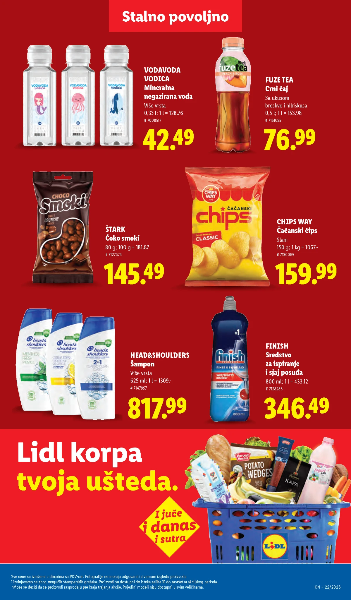 Lidl katalog strana 43 – akcijska ponuda od 28.05. do 03.06.2026 Lidl katalog strana 43 – Lidl sniženja i akcije