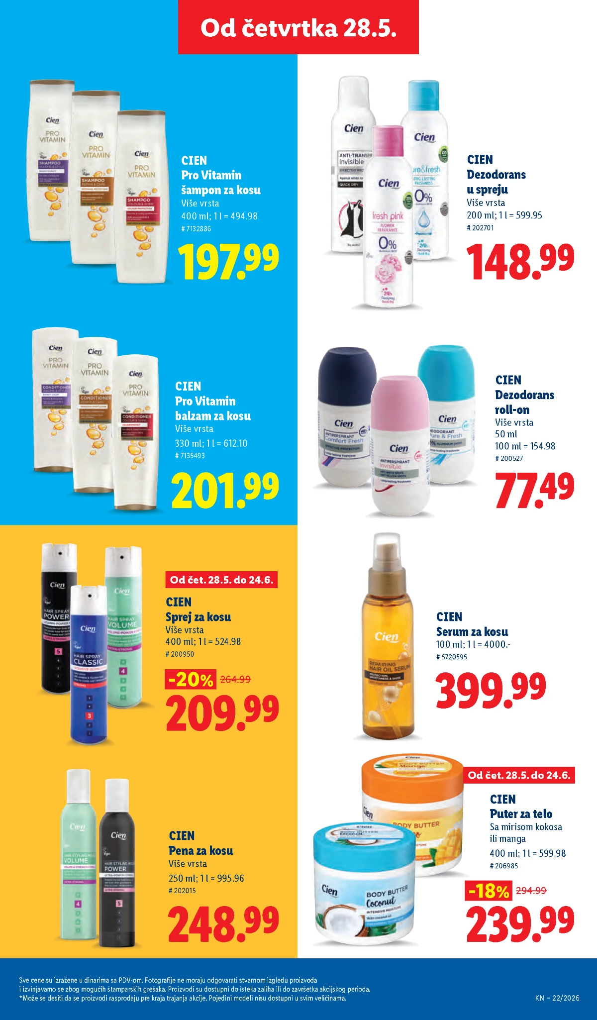 Lidl katalog strana 65 – akcijska ponuda od 28.05. do 03.06.2026 Lidl katalog strana 65 – Lidl ponuda i proizvodi na sniženju