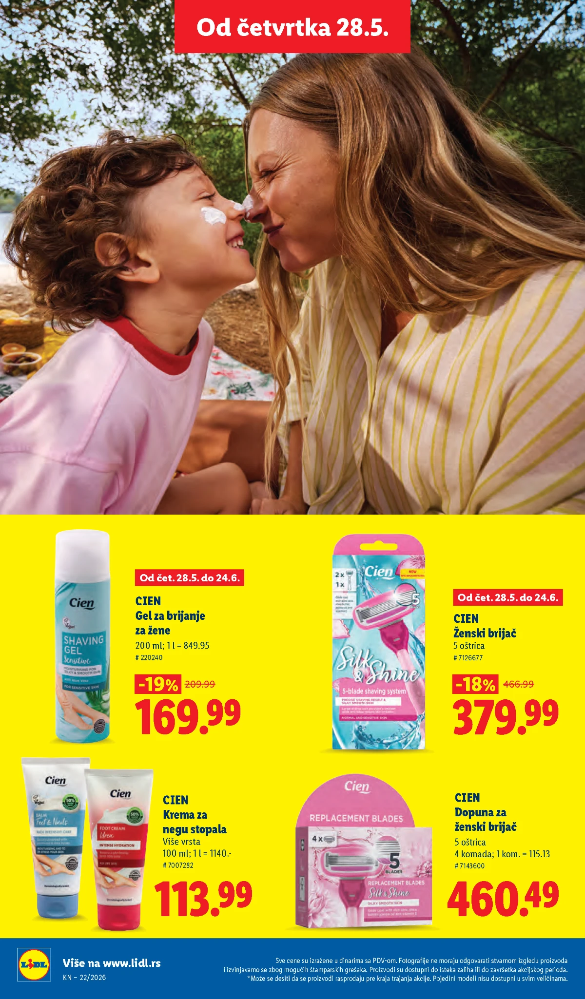 Lidl katalog strana 66 – akcijska ponuda od 28.05. do 03.06.2026 Lidl katalog strana 66 – Lidl akcije i sniženja početkom juna 2026