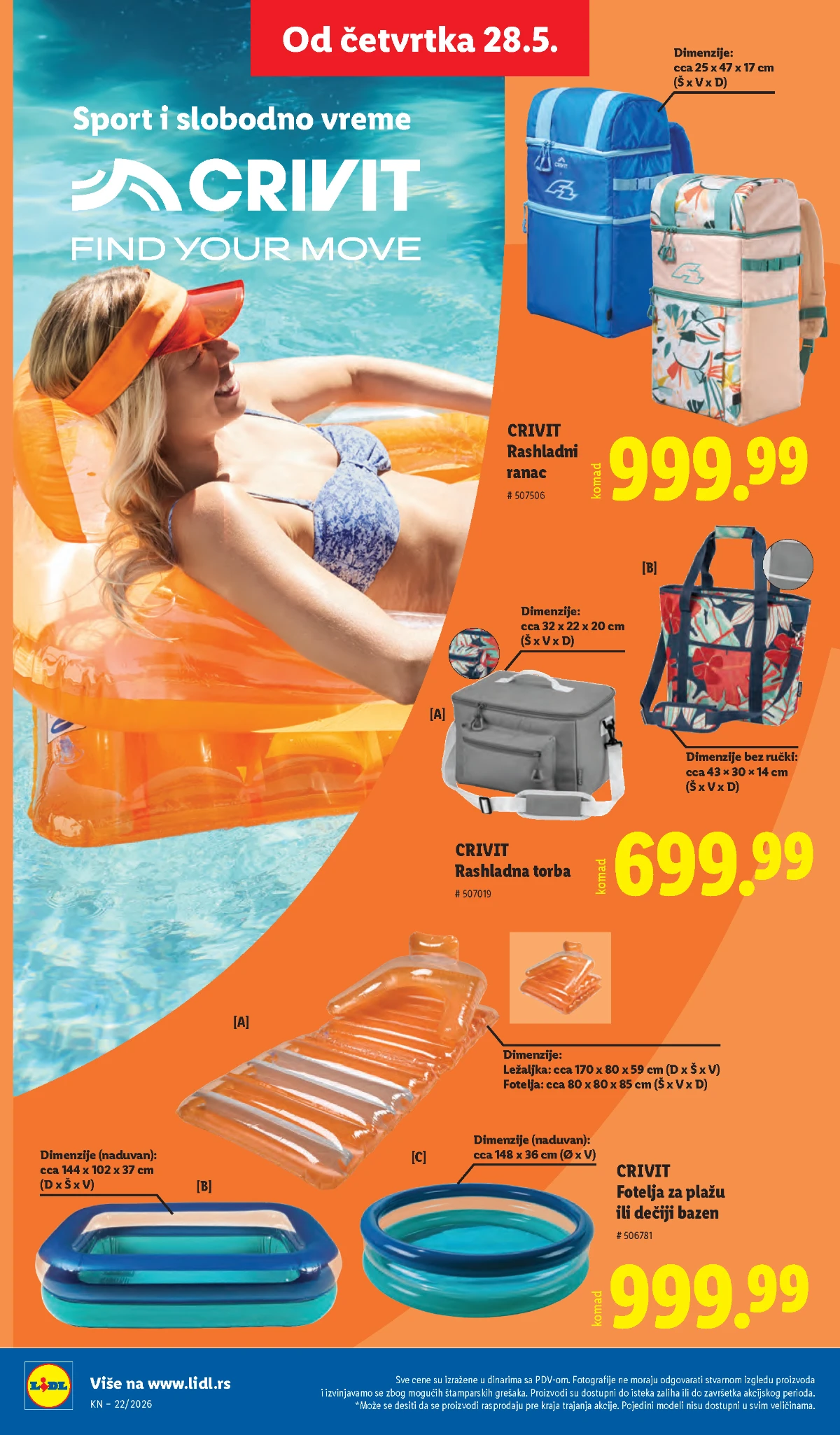 Lidl katalog strana 80 – akcijska ponuda od 28.05. do 03.06.2026 Lidl katalog strana 80 – Lidl proizvodi i sniženja