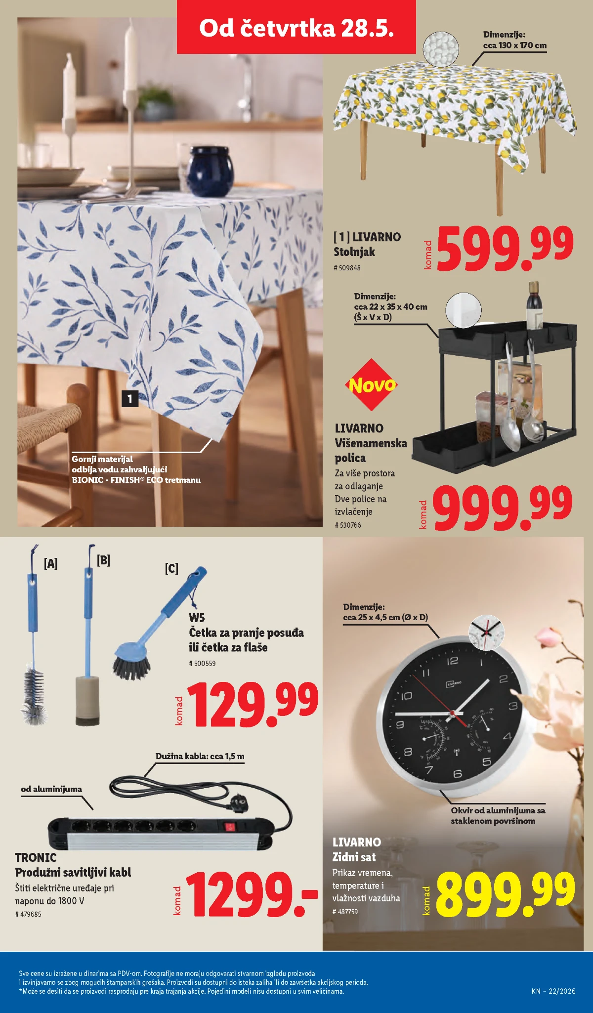 Lidl katalog strana 85 – akcijska ponuda od 28.05. do 03.06.2026 Lidl katalog strana 85 – Lidl ponuda i proizvodi na sniženju
