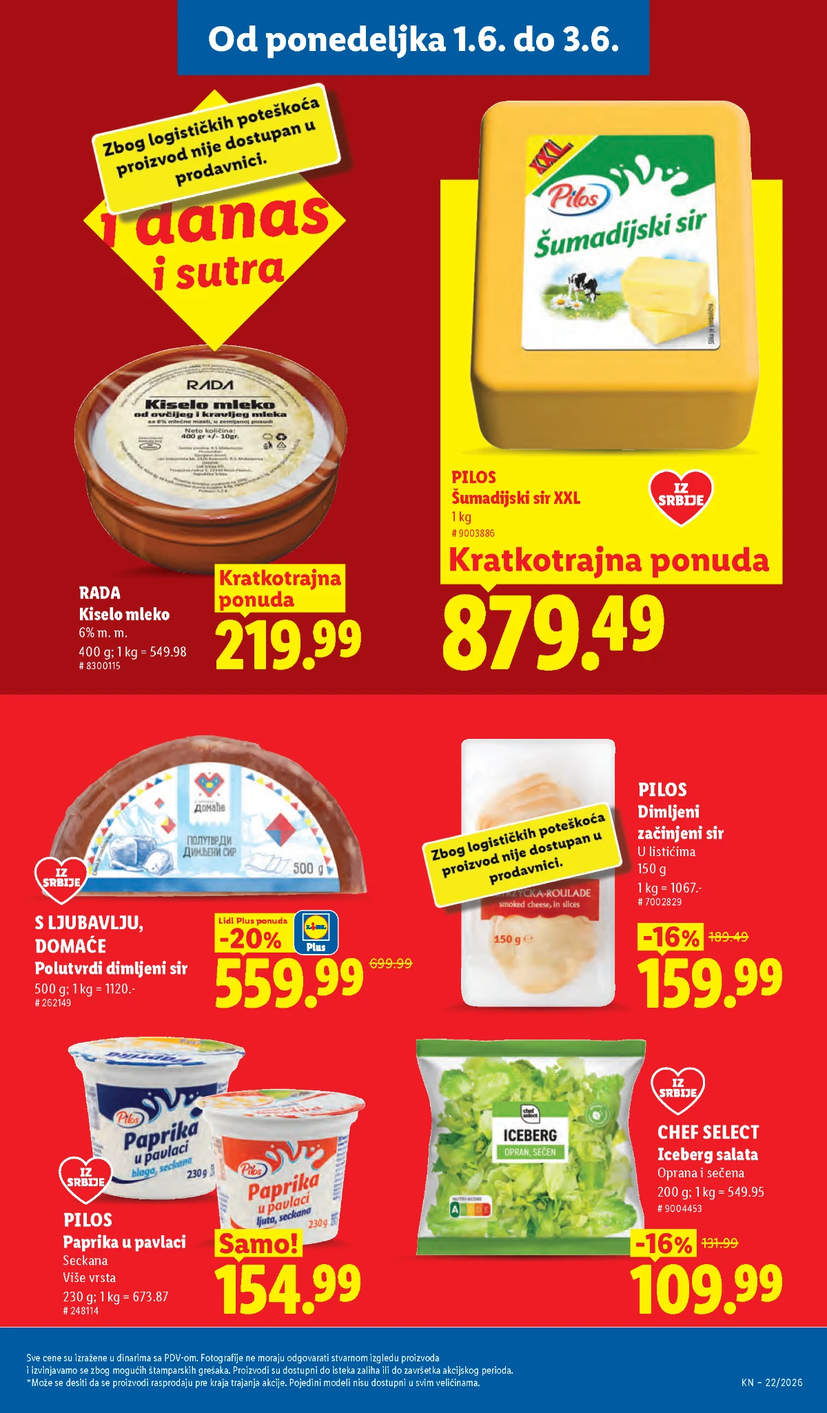 Lidl katalog strana 99 – akcijska ponuda od 28.05. do 03.06.2026 Lidl katalog strana 99 – Lidl ponude i akcije jun 2026