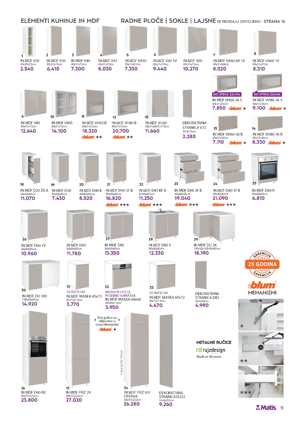 katalog namještaja matis