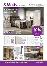 Matis mini katalog sniženje nameštaja do 31. marta 2026 naslovna strana