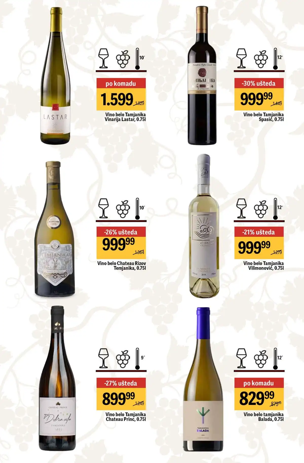 Maxi akcija vina do 40% strana 21 – ponude do 29.04.2026 Maxi vina do 40% katalog strana 21 Srbija 2026 do 29.04.