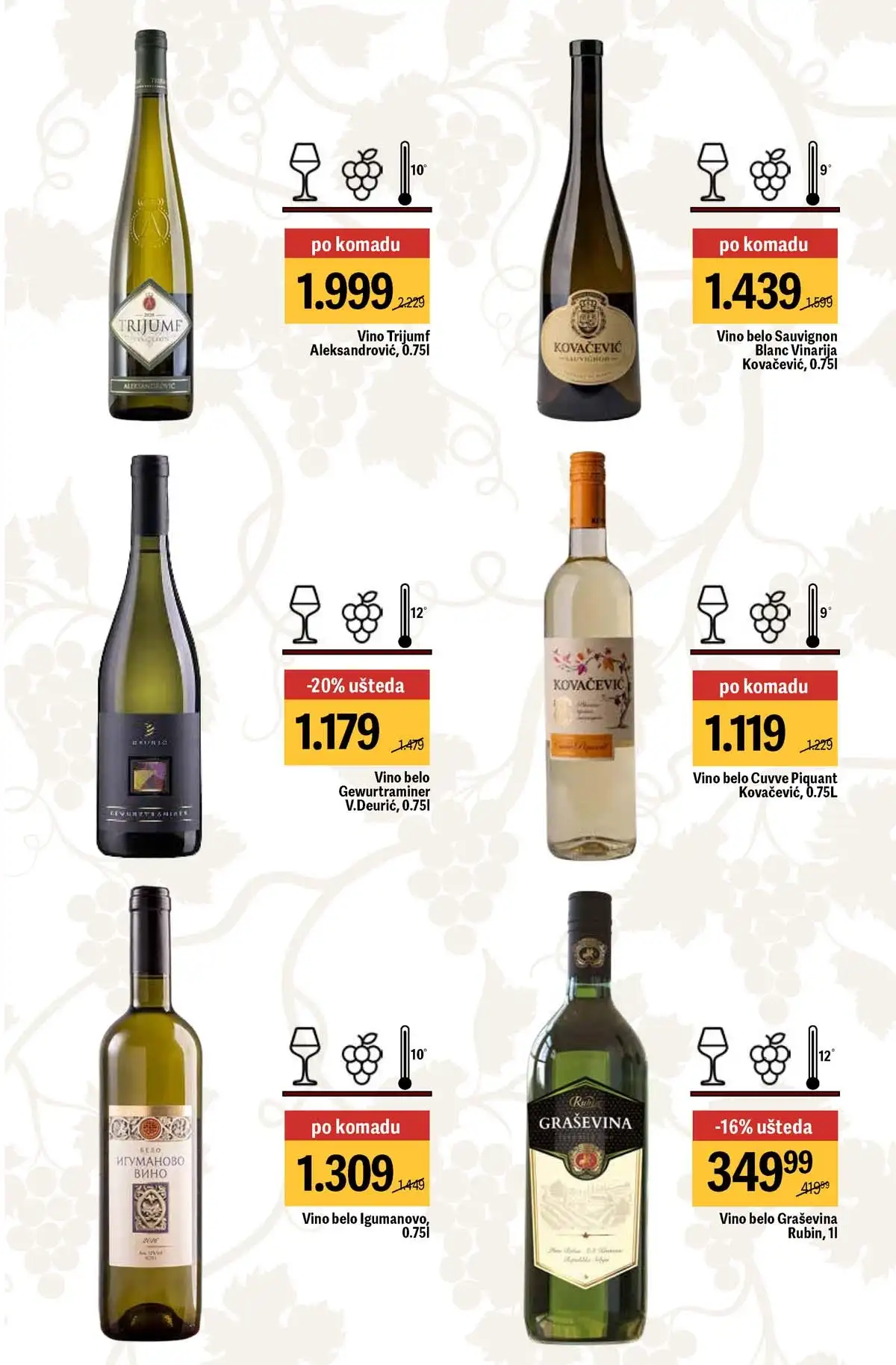 Maxi akcija vina do 40% strana 25 – ponude do 29.04.2026 Maxi vina do 40% katalog strana 25 Srbija 2026 do 29.04.