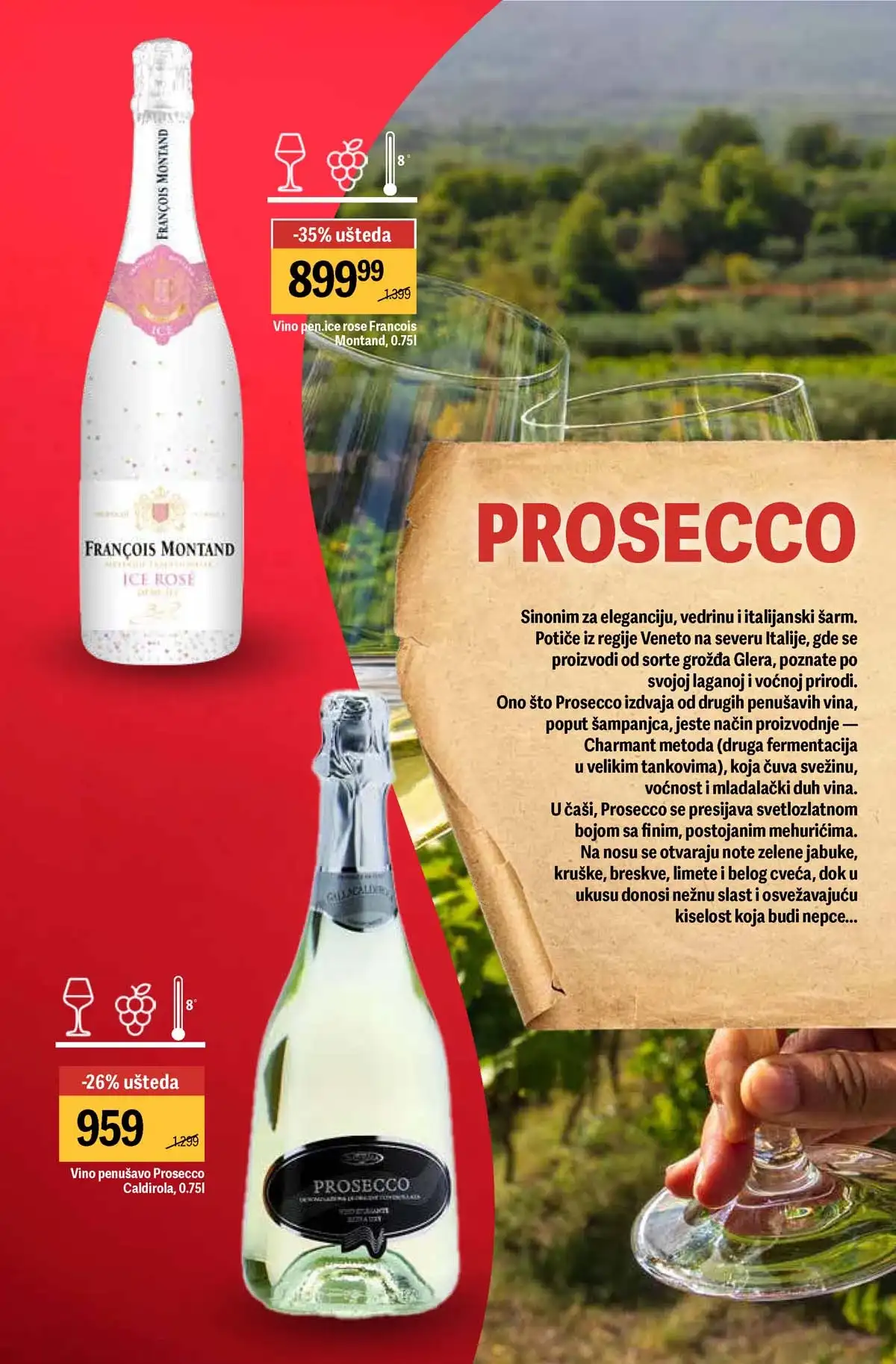 Maxi akcija vina do 40% strana 28 – ponude do 29.04.2026 Maxi vina do 40% katalog strana 28 Srbija 2026 do 29.04.