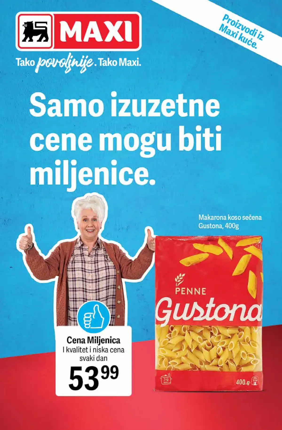 Maxi akcija do 50 posto cene miljenice najtraženiji proizvodi prehrana april 2026 Srbija