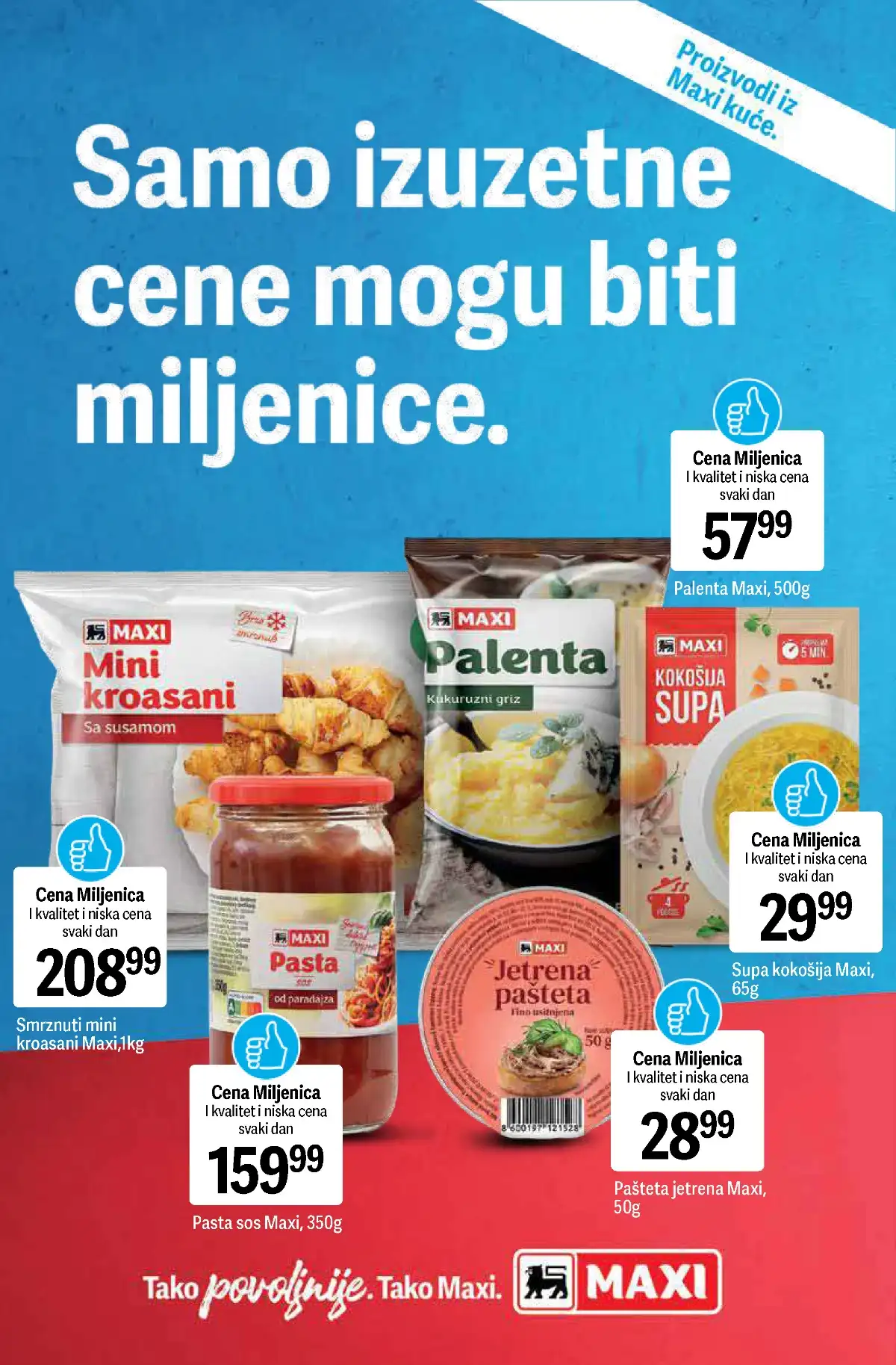 Maxi katalog zamrznuti proizvodi akcija strana 10 do 26.04.2026 Maxi akcija zamrznuti proizvodi i gotova jela sniženja do 26.04.2026 strana 10