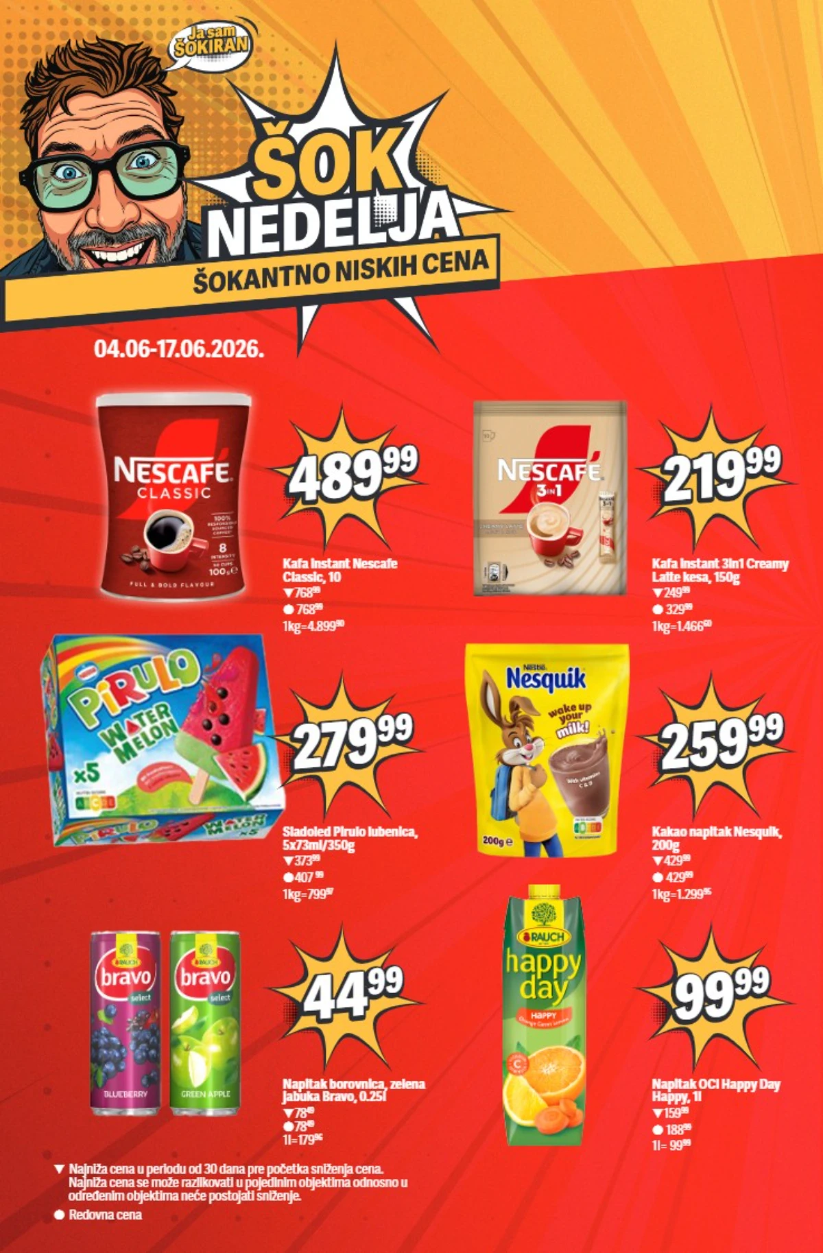 Maxi Šok nedelja – kafa, kakao, sladoled i sokovi na akciji