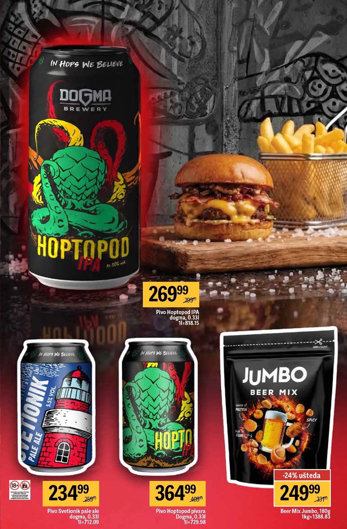 Maxi katalog piva – Kabinet craft piva IPA i porter akcija