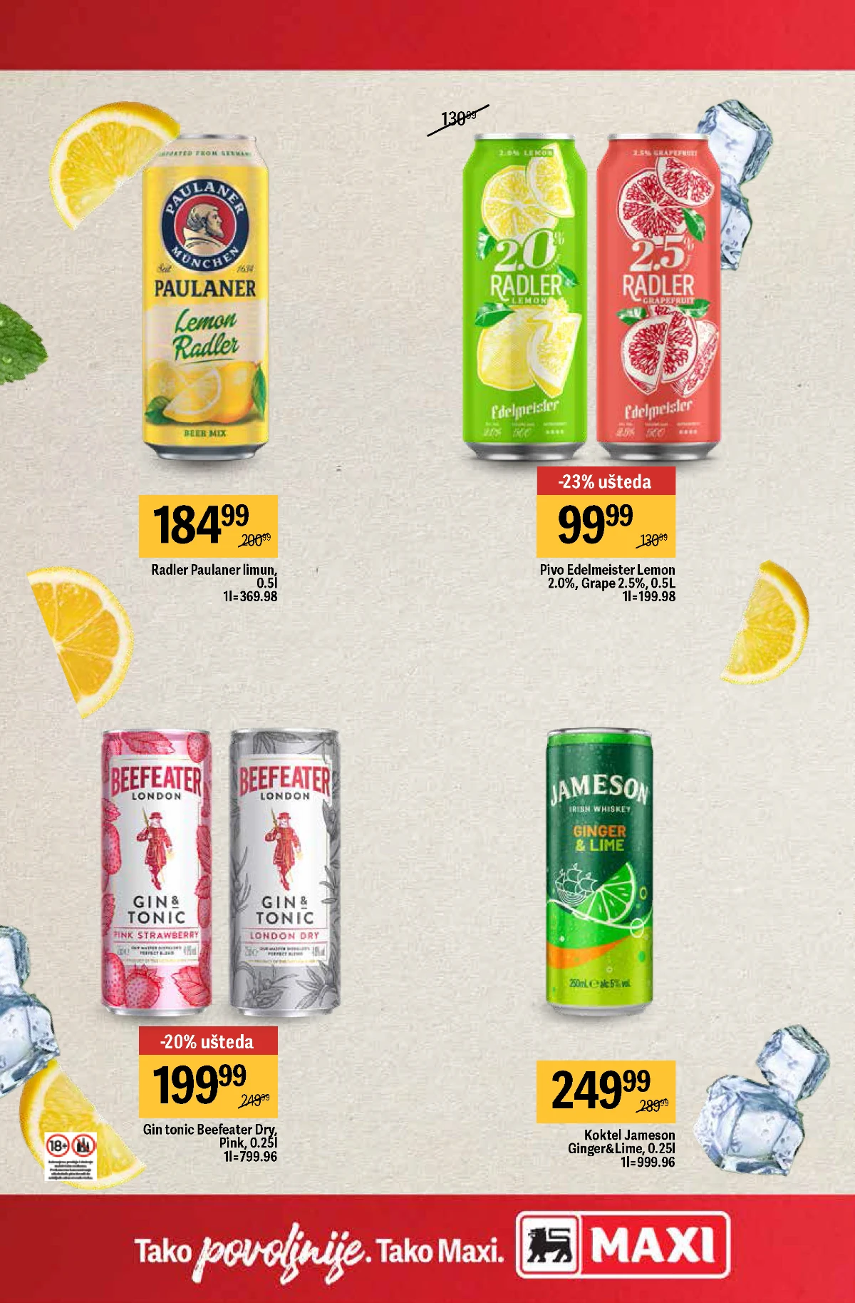 Maxi katalog piva – pregled sniženja i akcija na pivo