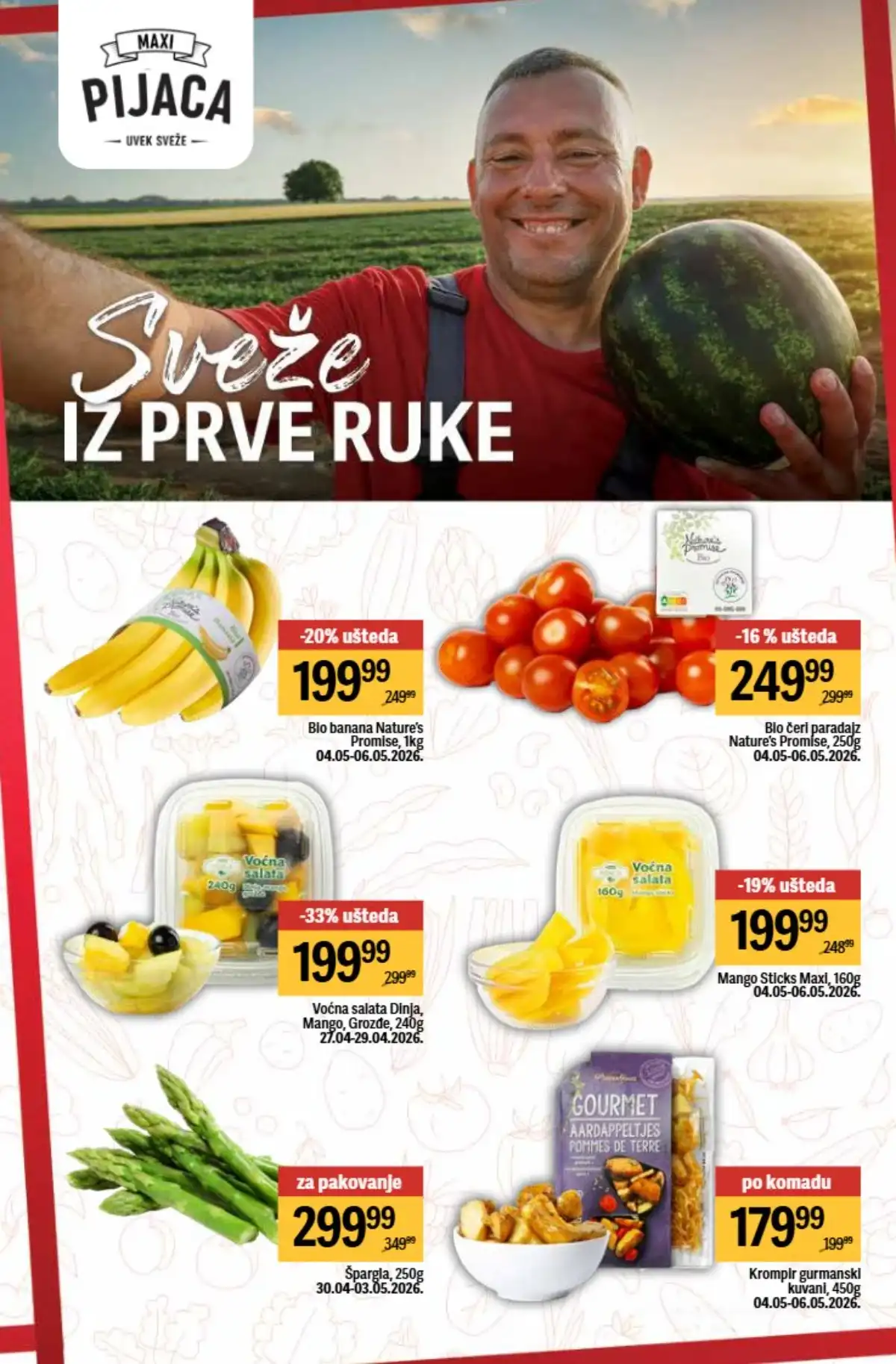 Maxi nedeljni katalog strana 21 ponude za porodicu Srbija  april / maj 2026