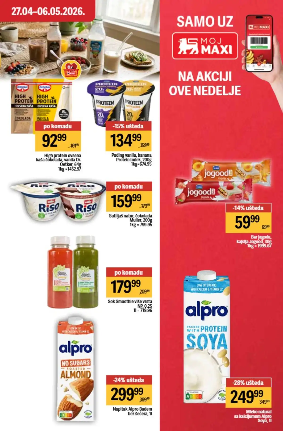 Maxi nedeljni katalog strana 31 ponude za porodicu Srbija  april / maj 2026