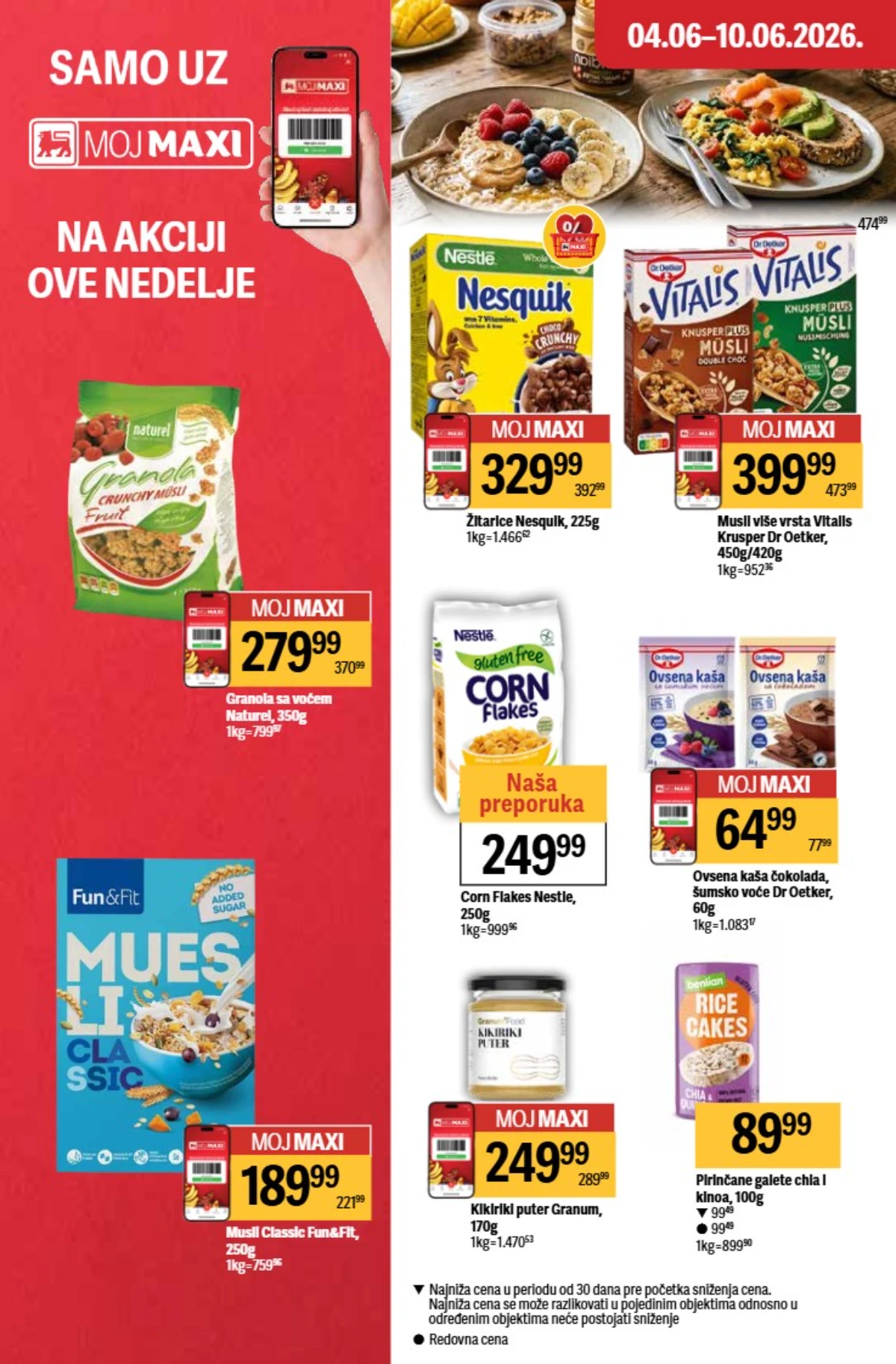 Maxi katalog strana 20 nedeljna akcija i dodatne pogodnosti