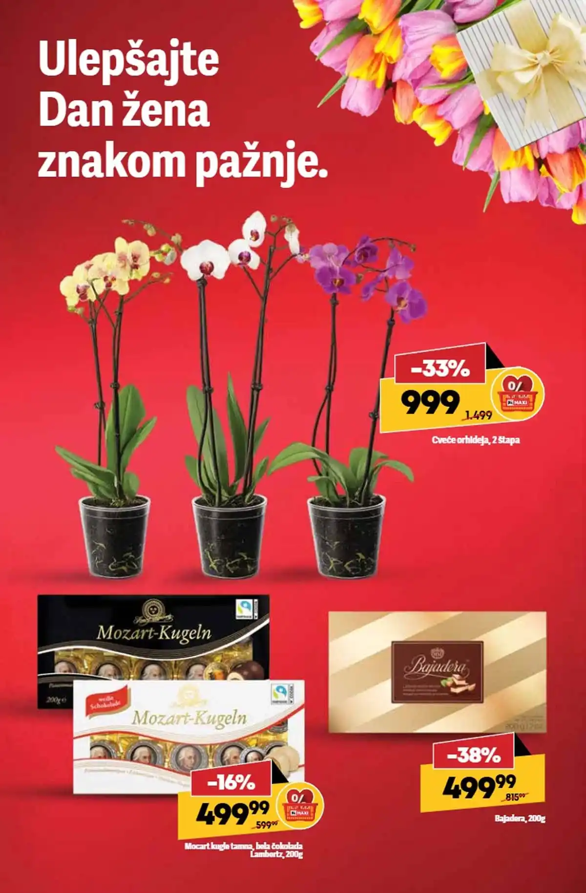 Maxi nedeljna akcija katalog strana 2 popusti Srbija do 11. mart 2026 Maxi nedeljni katalog strana 2 sniženja prehrane i proizvoda za domaćinstvo Srbija mart 2026
