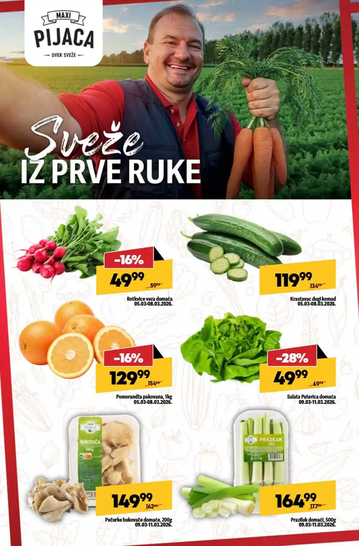 Maxi nedeljna akcija katalog strana 12 kozmetika popusti do 11. mart 2026 Maxi nedeljni katalog strana 12 kozmetika i higijena akcija Srbija mart 2026