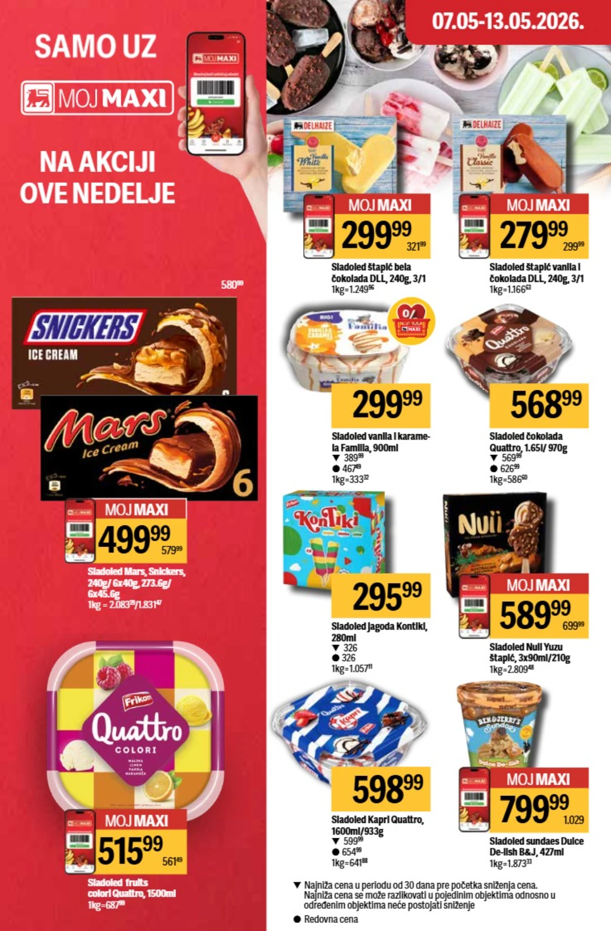 Maxi akcija pelene hrana za pse i mačke i proizvodi za bebe