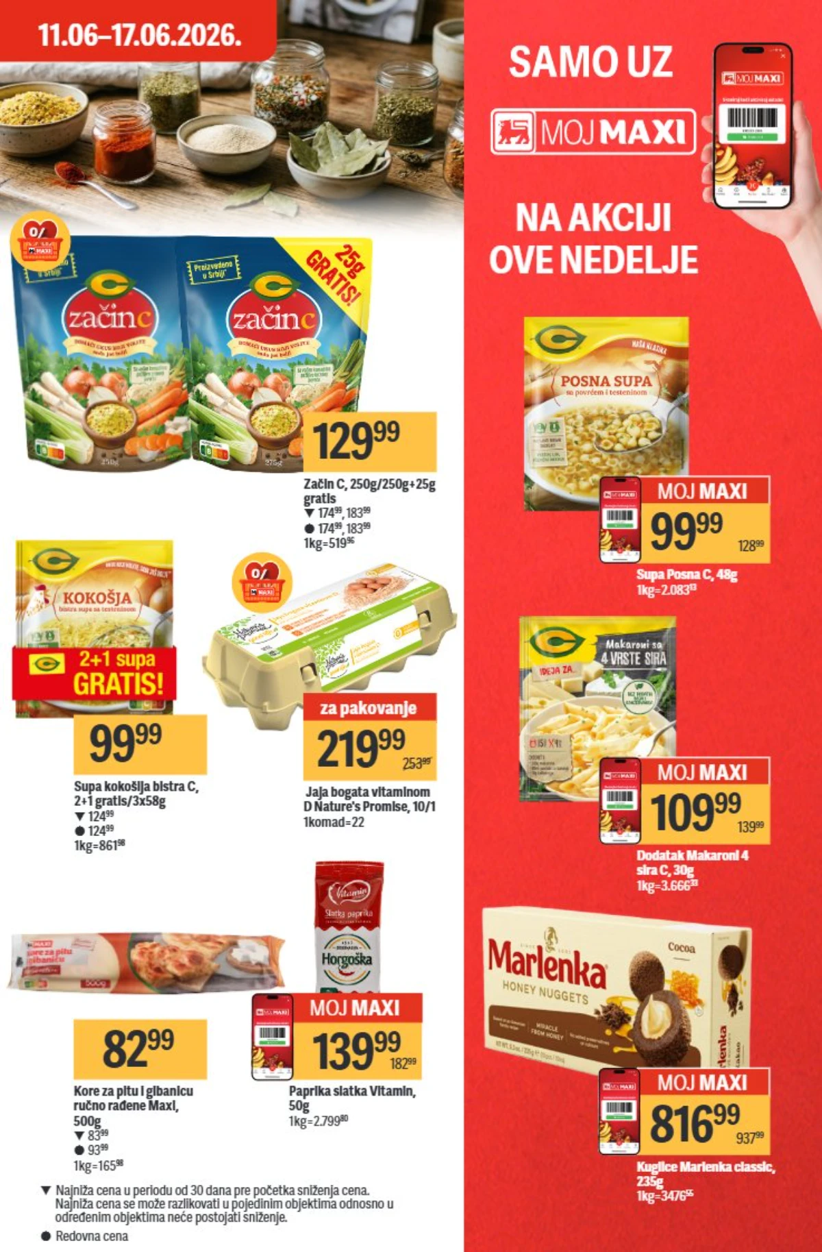 Maxi akcija strana 19 Nedeljna akcija Maxi marketa strana 19