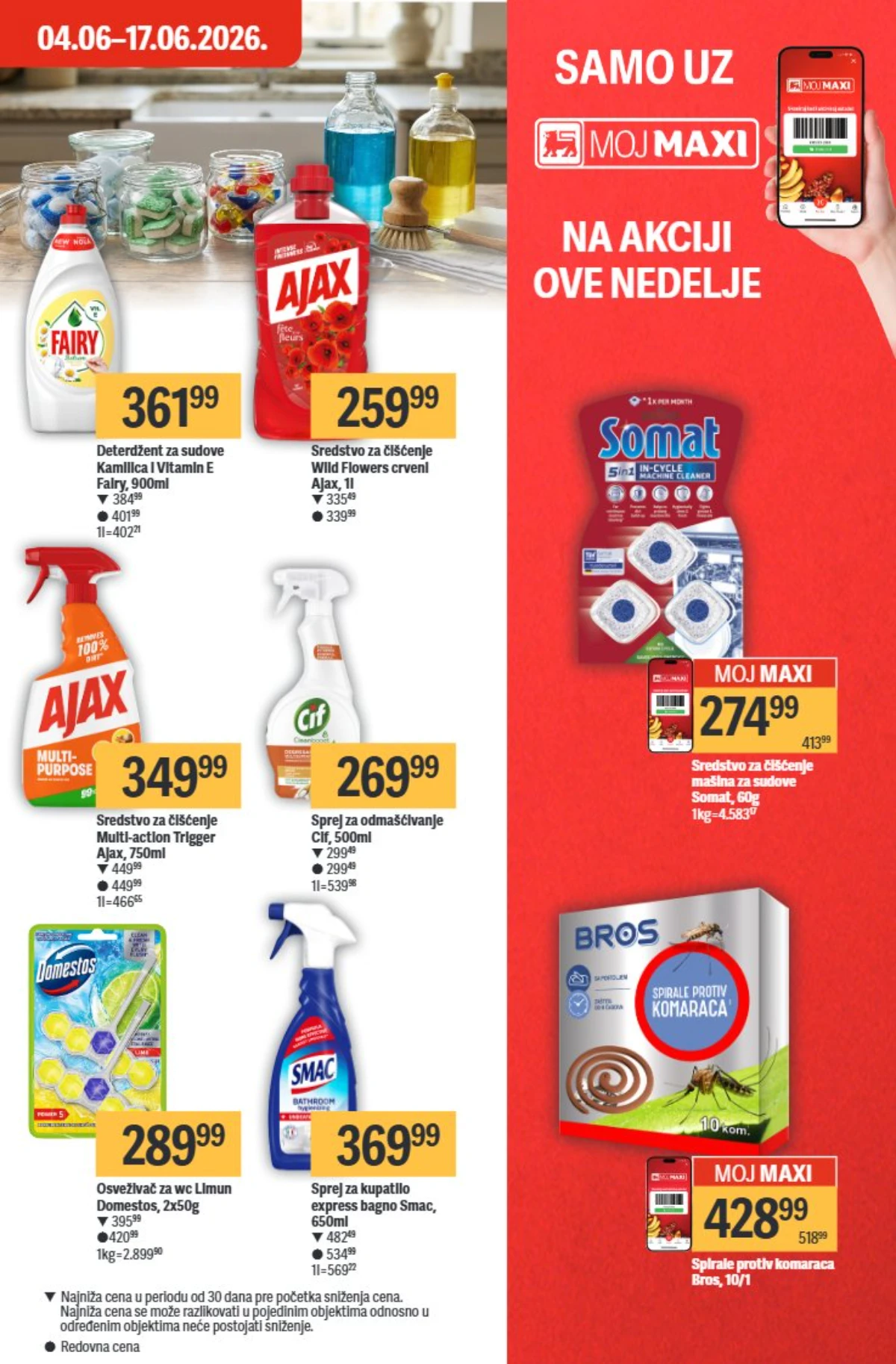 Maxi akcija strana 33 Maxi proizvodi i pogodnosti strana 33