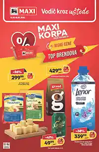 Maxi nedeljna akcija katalog niskih cena februar 2026 Srbija