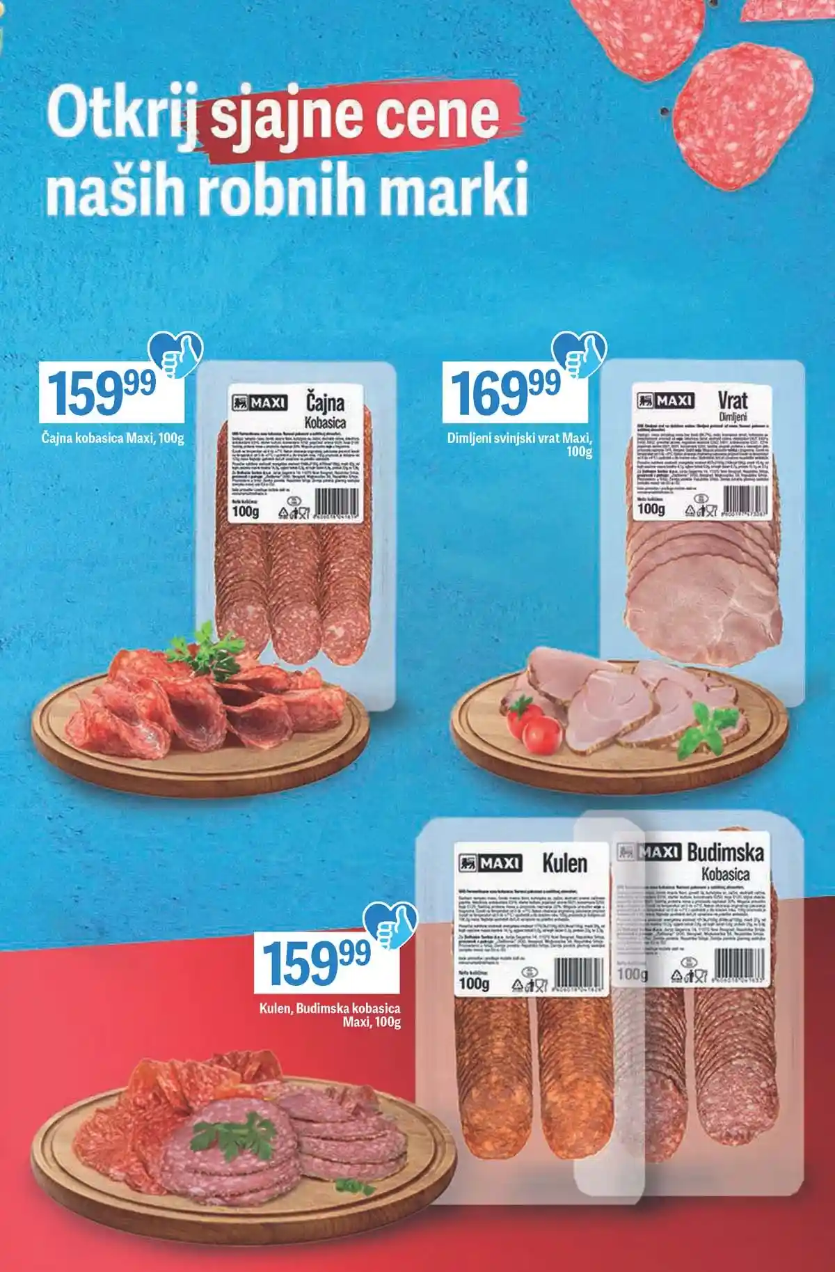 Maxi nedeljni katalog strana 7 pića i napici akcijske cene Srbija februar 2026