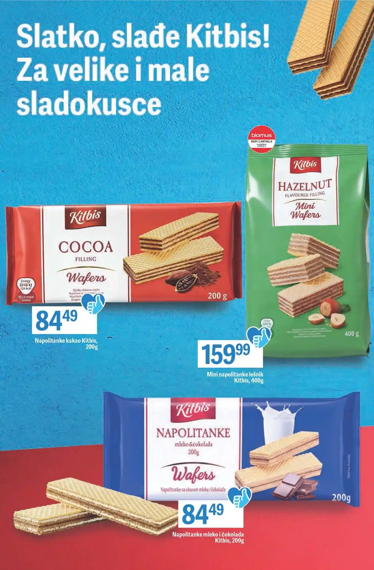 Maxi nedeljni katalog strana 8 slatkiši grickalice i poslastice Srbija februar 2026