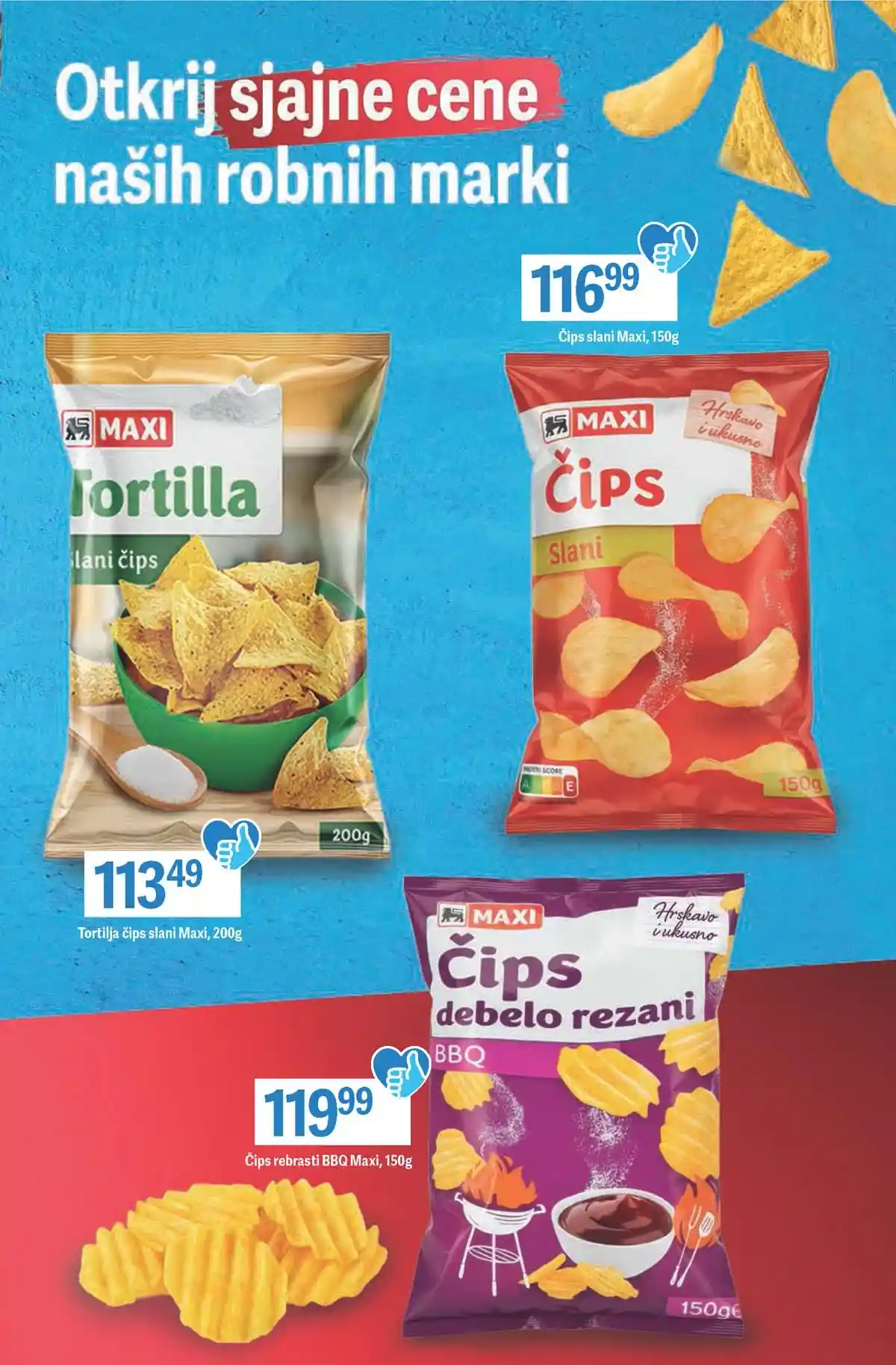 Maxi nedeljni katalog strana 9 osnovne namirnice brašno ulje šećer Srbija februar 2026