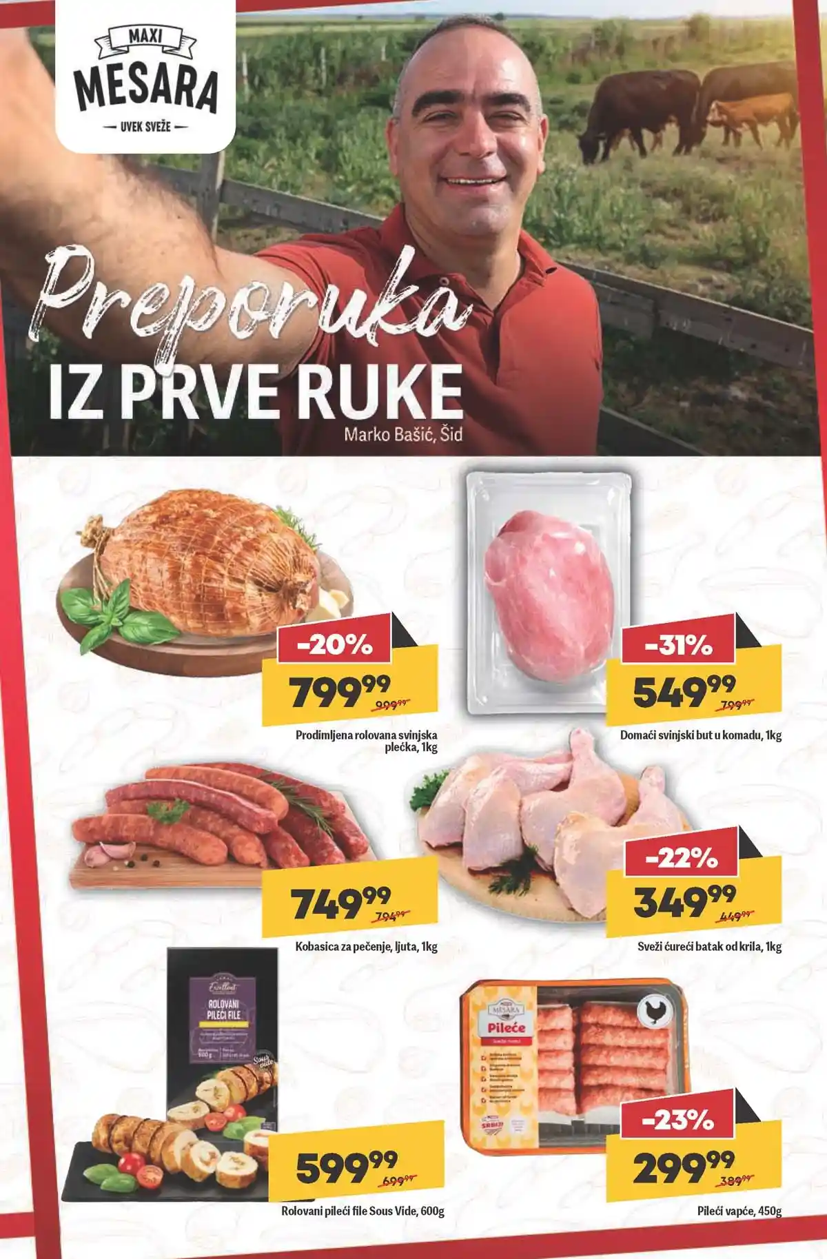 Maxi nedeljni katalog strana 11 deterdženti i sredstva za čišćenje Srbija februar 2026