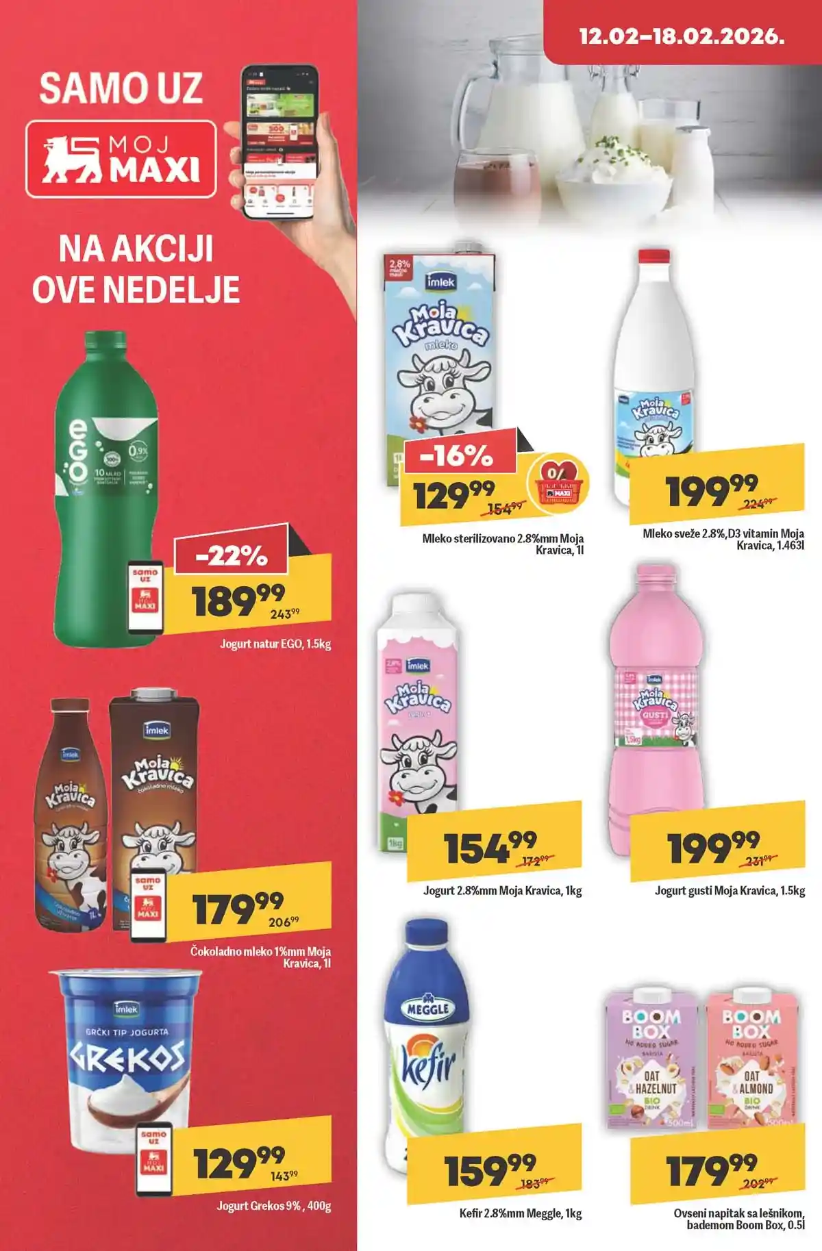 Maxi nedeljni katalog strana 14 proizvodi za kućne ljubimce akcija Srbija februar 2026