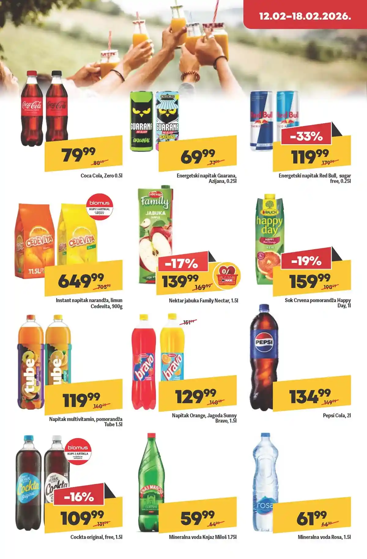 Maxi nedeljni katalog strana 20 promocije i kuponi Srbija februar 2026