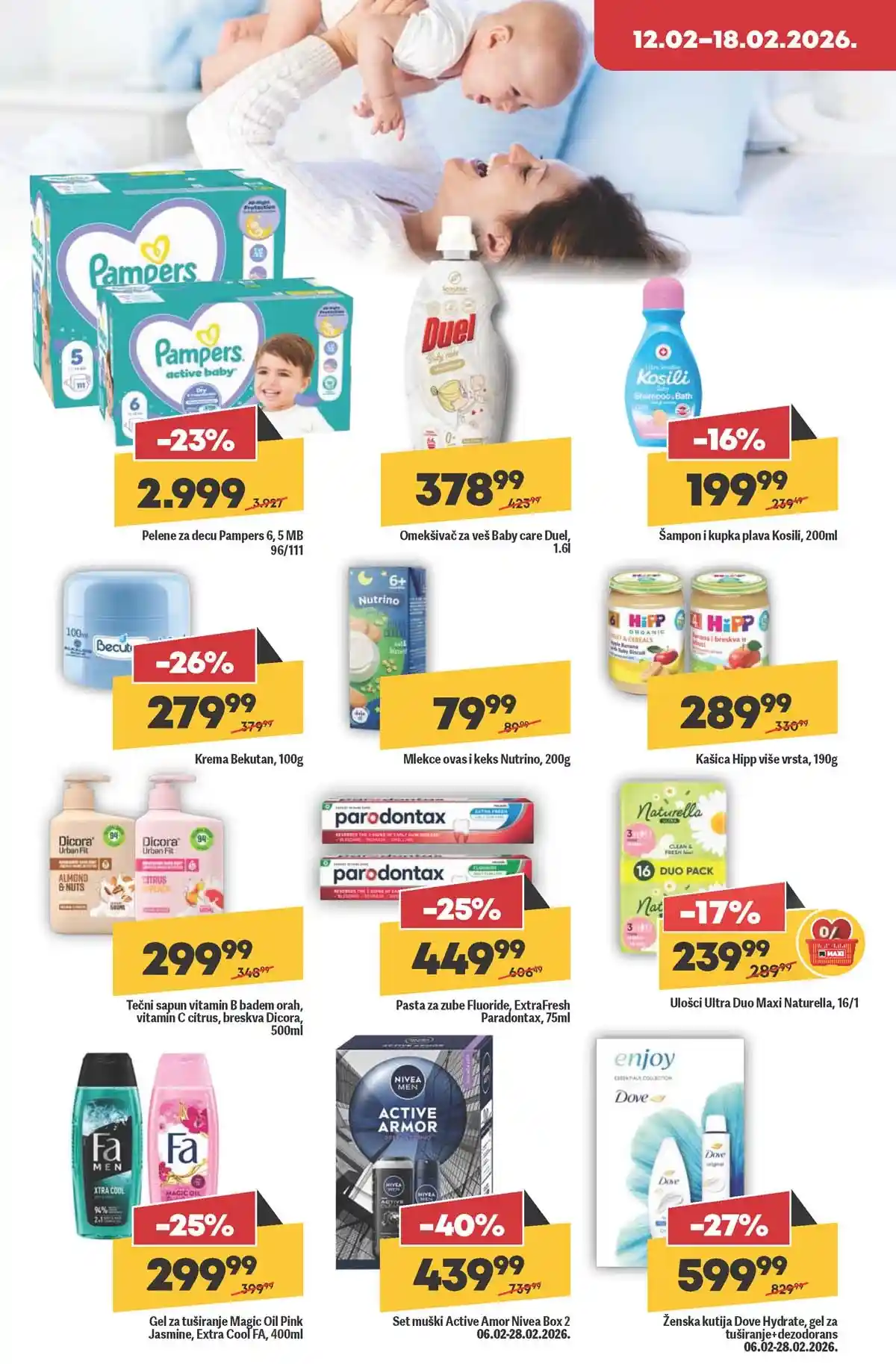 Maxi nedeljni katalog strana 22 sezonske akcije i proizvodi Srbija februar 2026