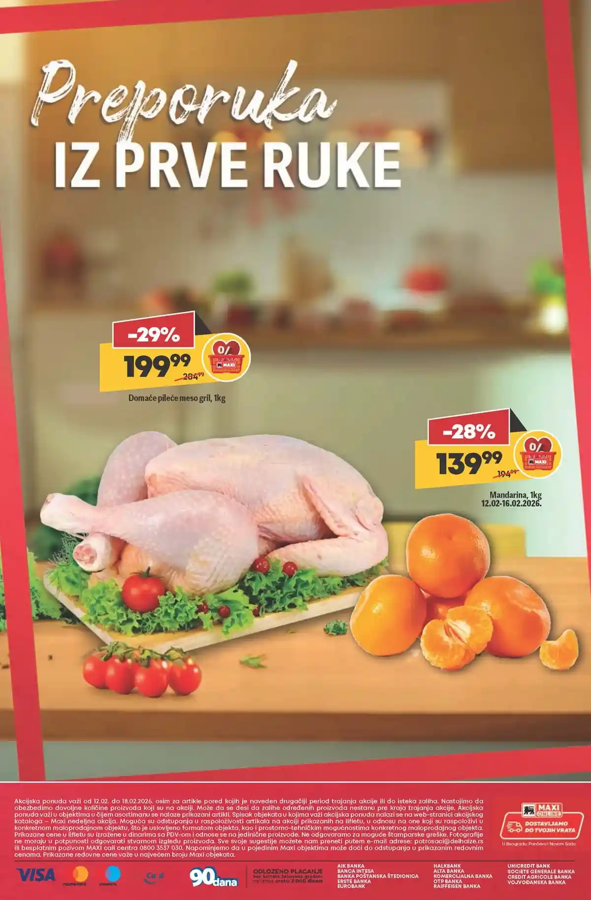 Maxi nedeljni katalog strana 24 završne ponude i popusti Srbija februar 2026