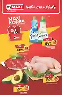 Maxi nedeljna akcija katalog sniženja mart 2026 Srbija