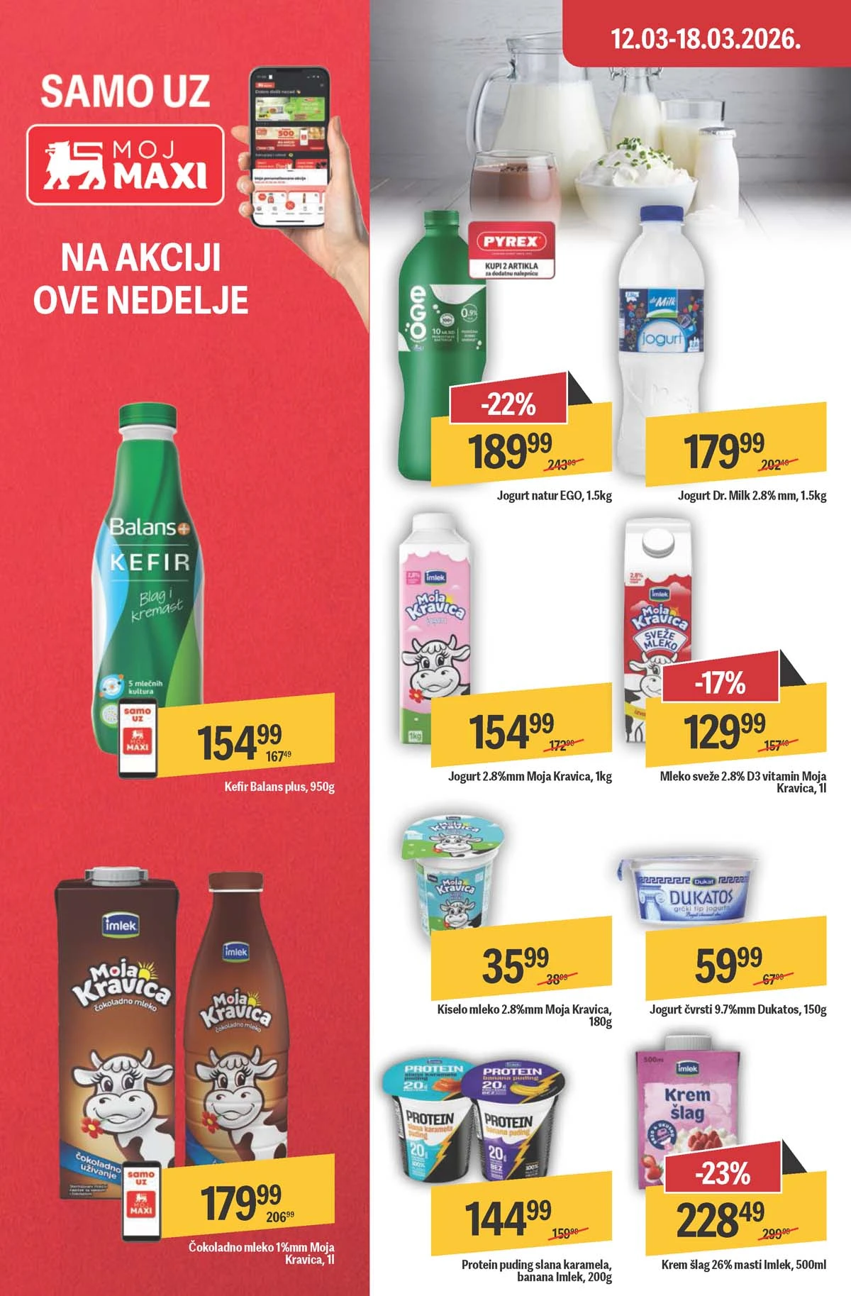 Maxi nedeljna akcija katalog strana 18 posebne ponude do 18. mart 2026 Maxi nedeljni katalog strana 18 posebne nedeljne ponude Srbija mart 2026