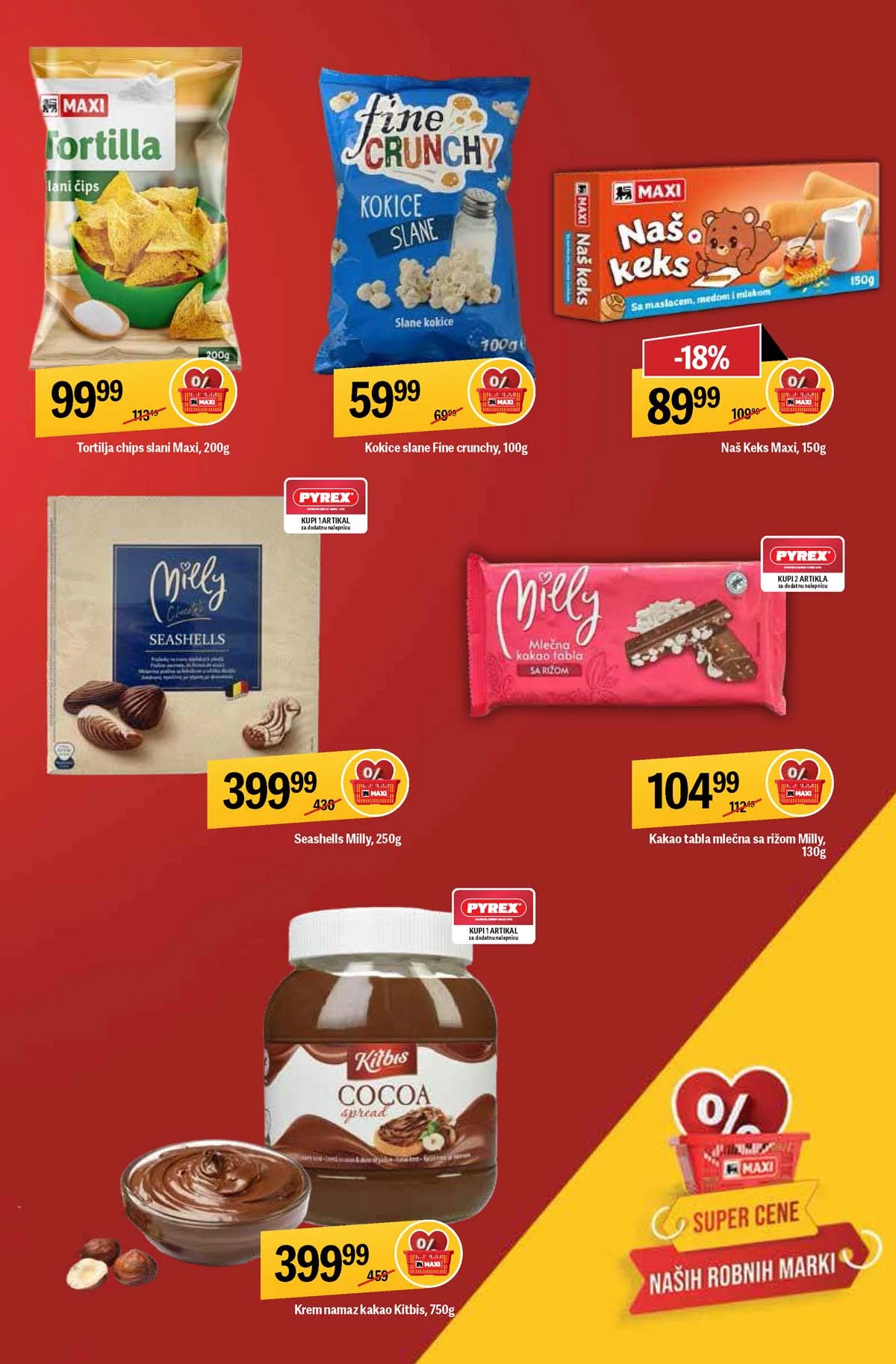 Maxi nedeljni katalog strana 7 pića i napici akcijske cene Srbija mart  2026