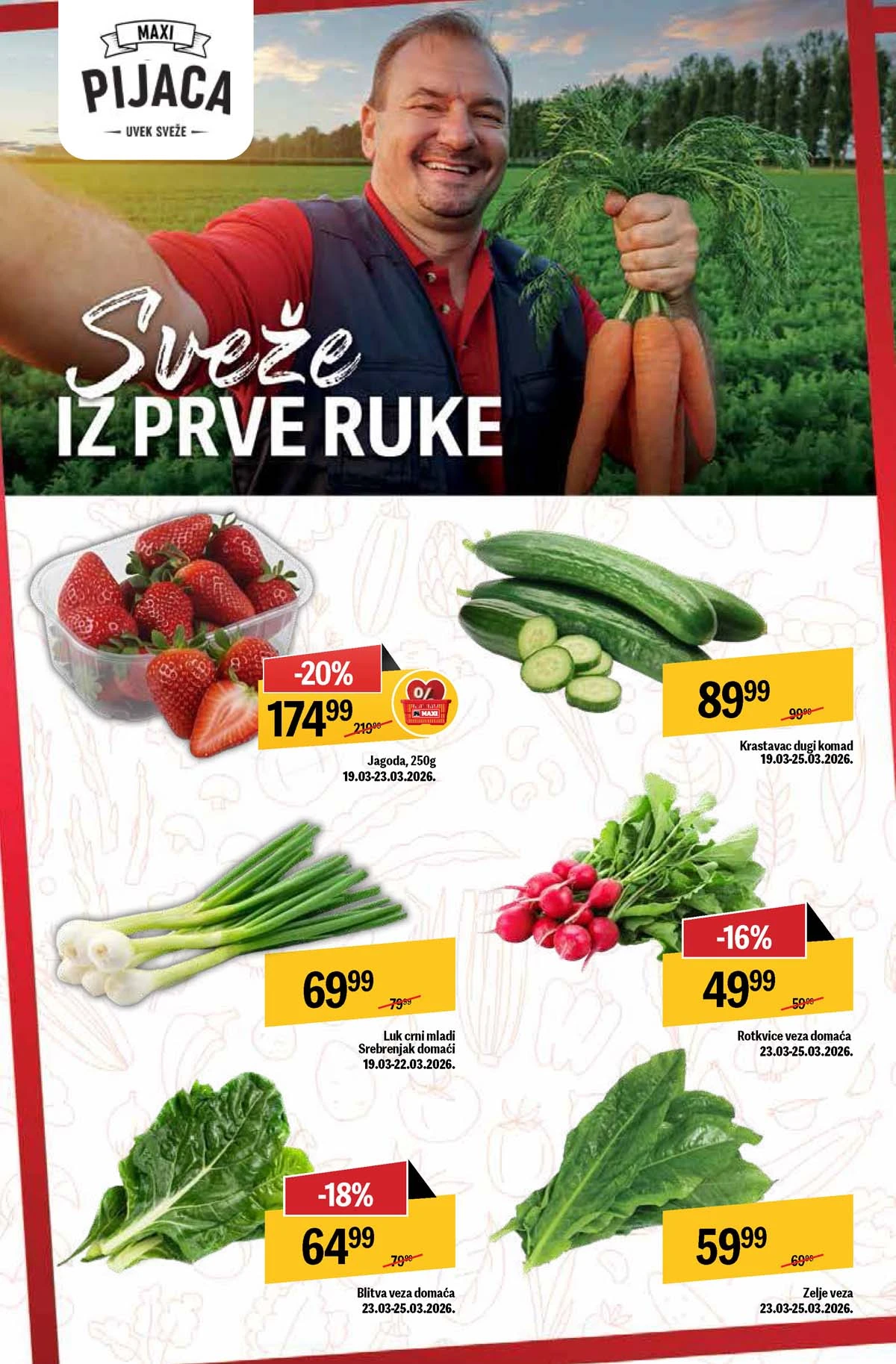 Maxi nedeljni katalog strana 18 posebne nedeljne ponude Srbija mart  2026