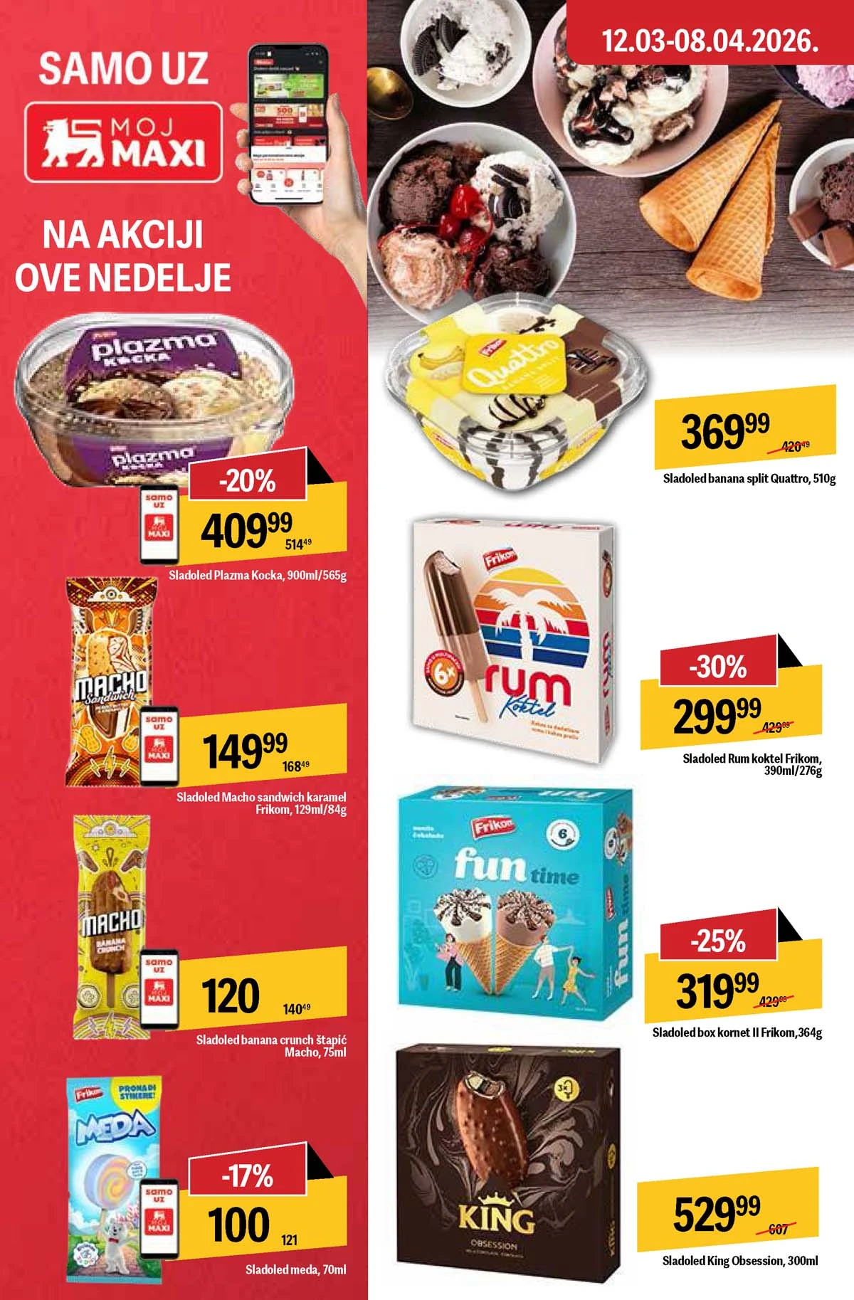 Maxi nedeljni katalog strana 24 završne ponude i popusti Srbija mart  2026