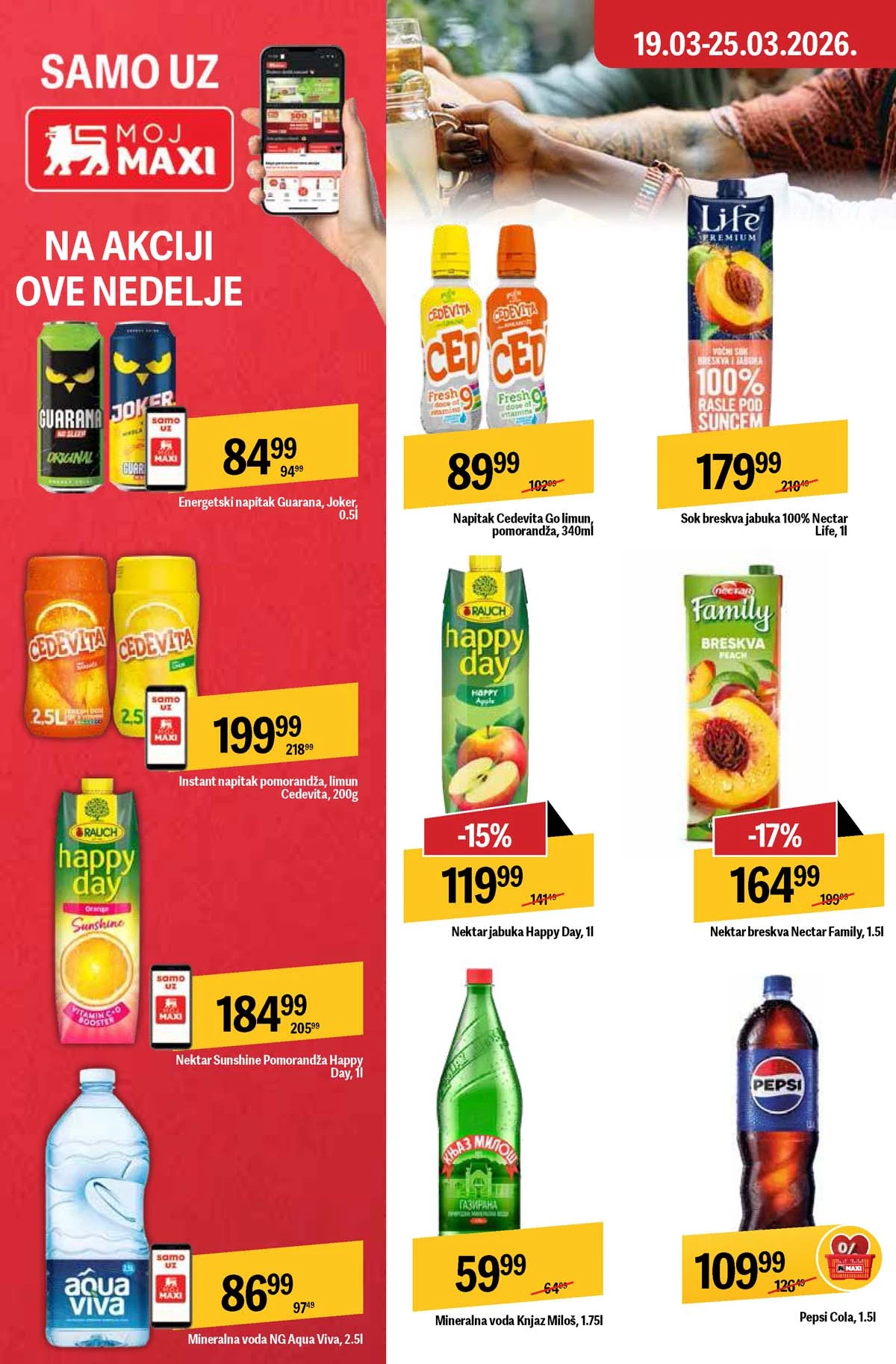 Maxi nedeljni katalog strana 26 završne ponude i popusti Srbija mart 2026