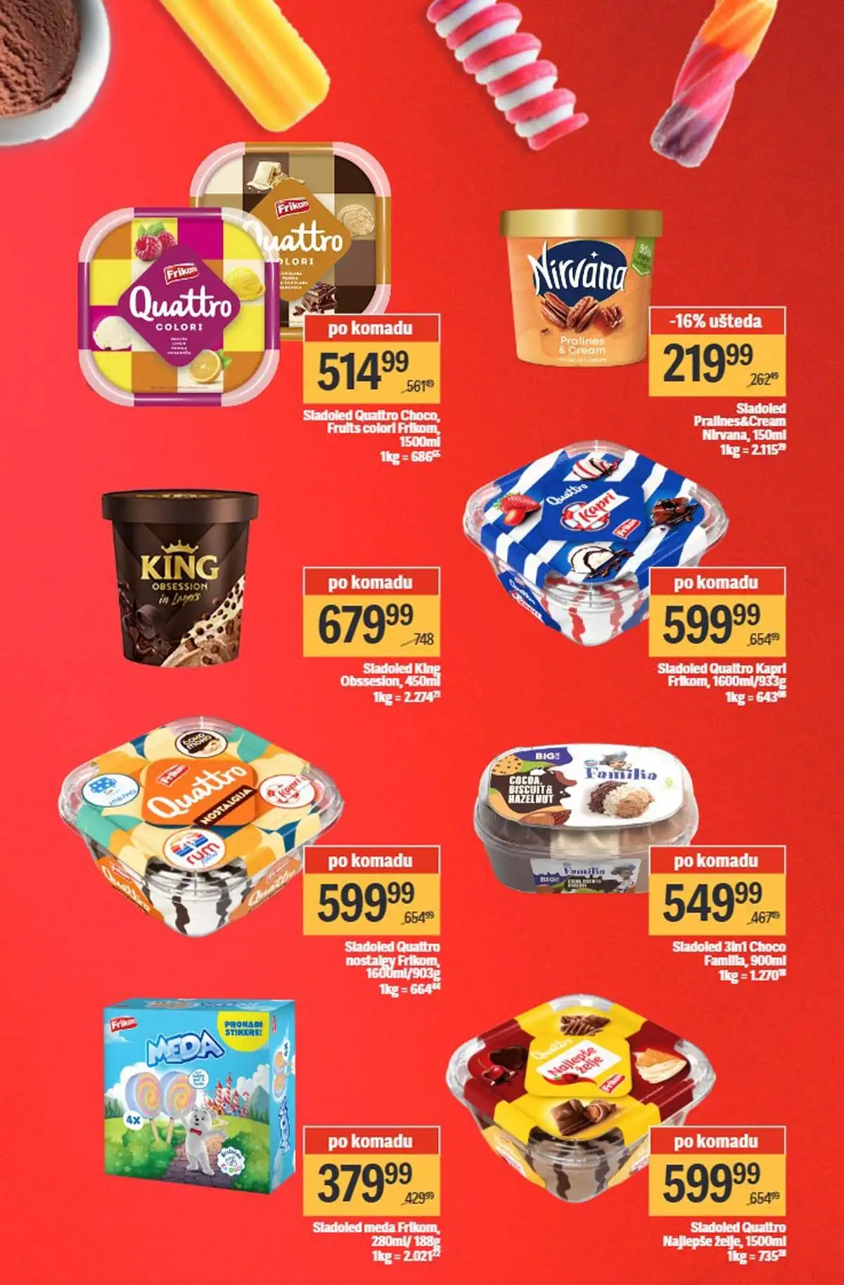 Maxi nedeljni katalog strana 3 akcijske cene hrane i pića Srbija mart  2026